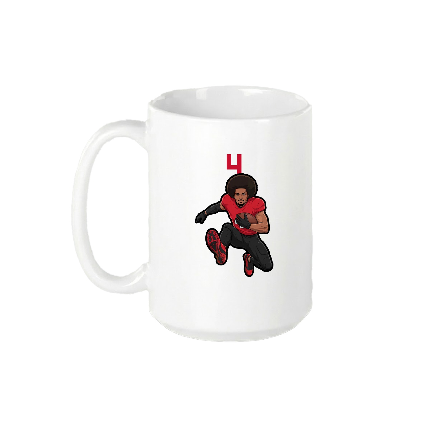 15oz Coffee Mug — Number Top in White