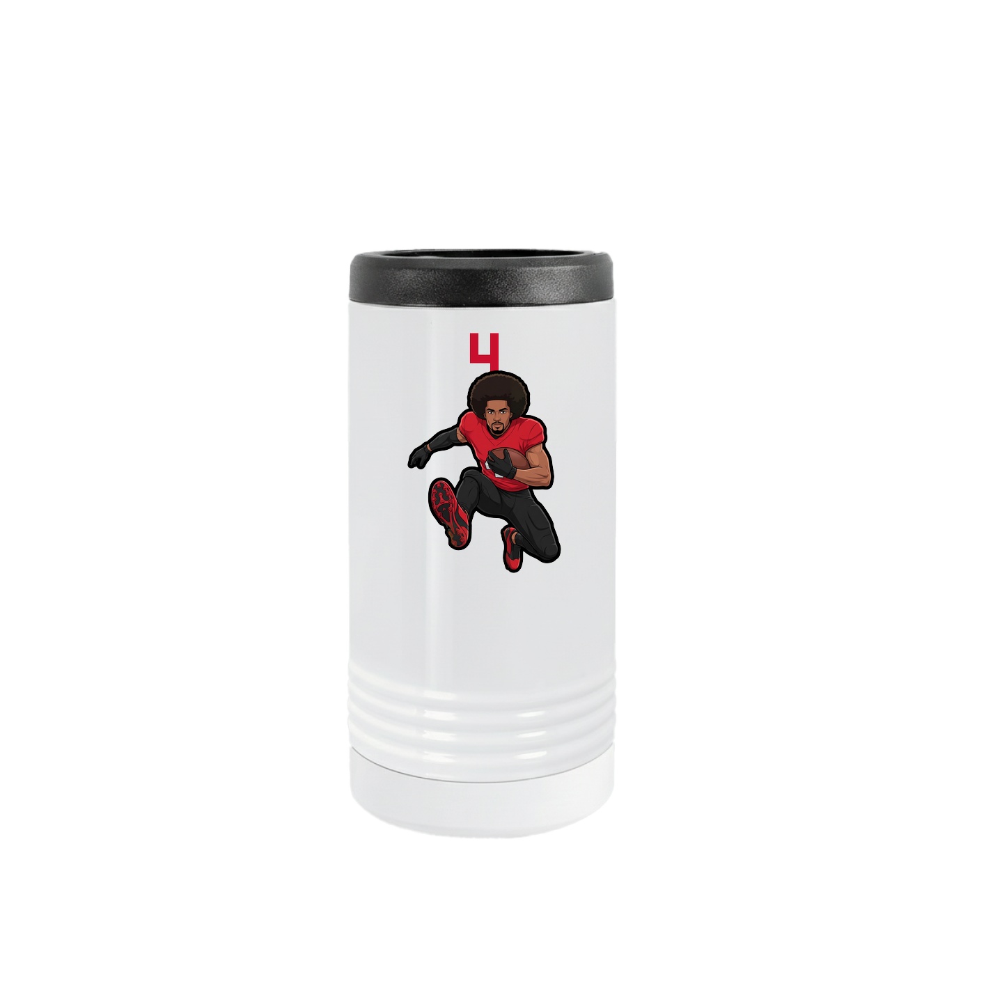 Slim Beverage Holder — Number Top in White