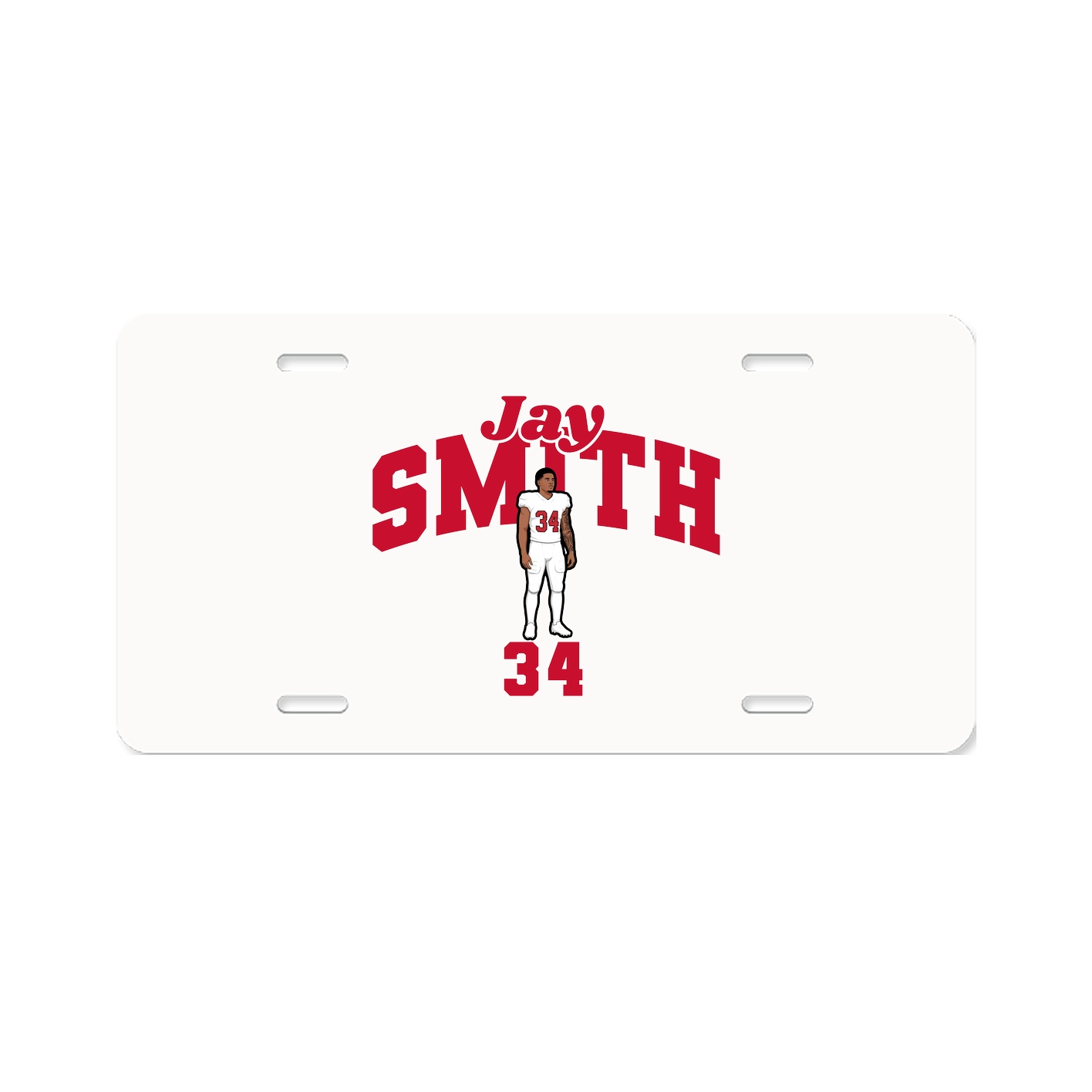 License Plate — Signature Arch in Classic