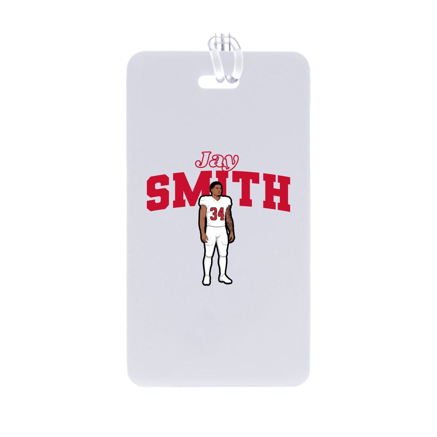 Bag Tag — Name Arch in Classic