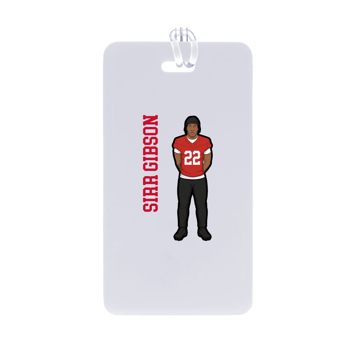 Bag Tag — Name Vertical in Classic