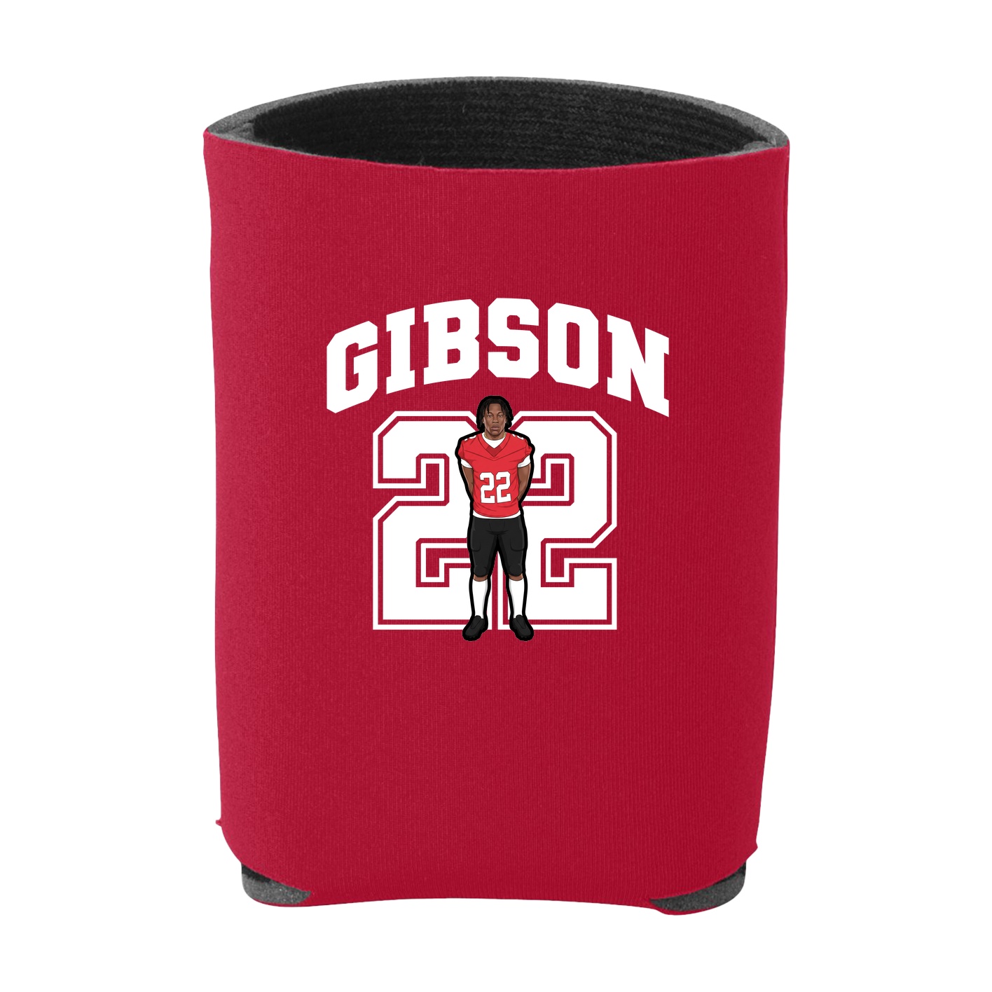 Can Holder — Number in Red
