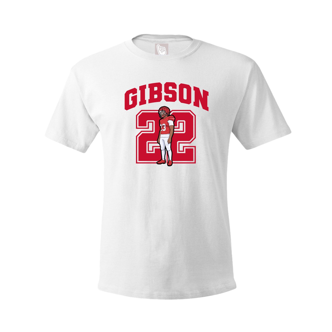 Tee — Number in White