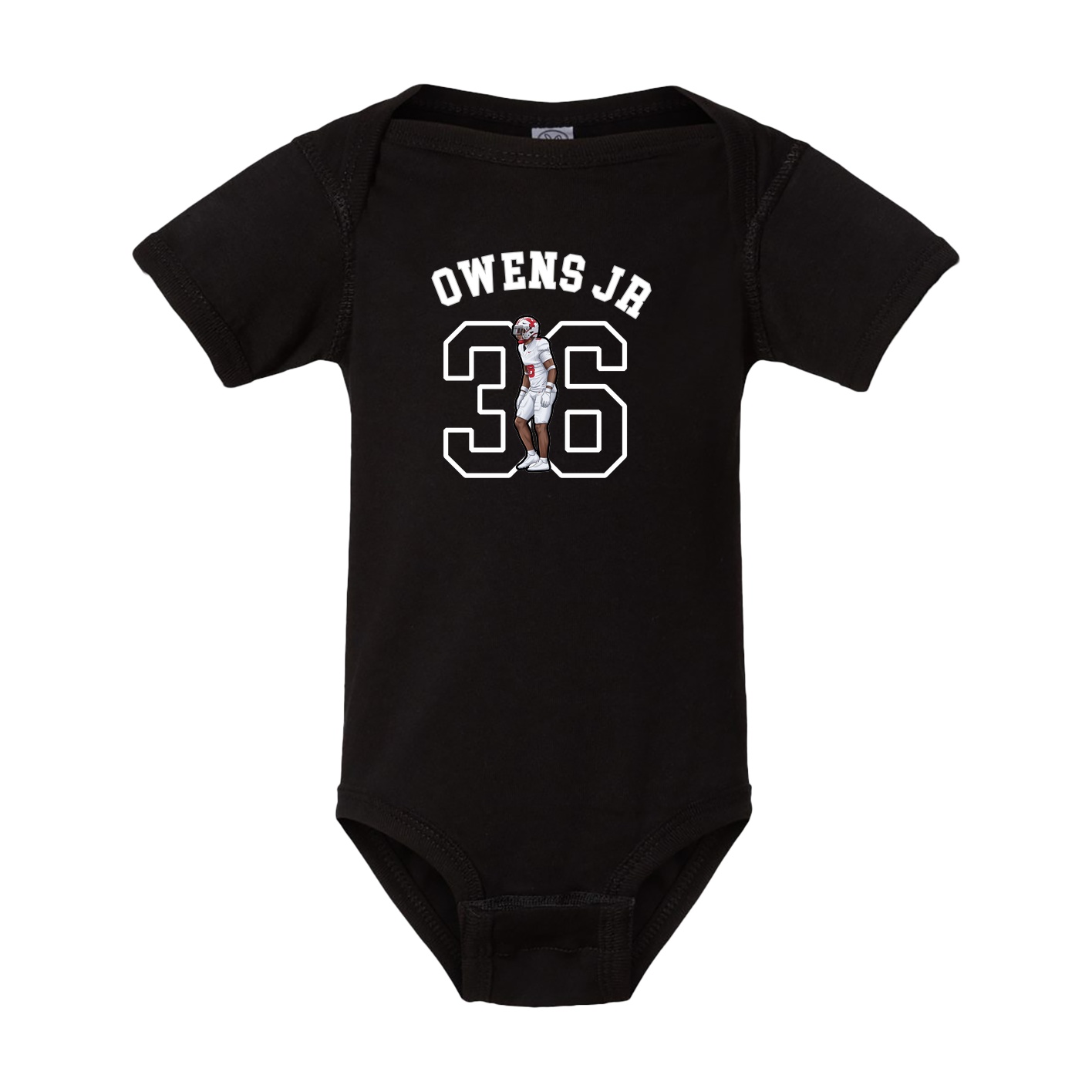 Baby Onesie — Shirsey Arch in Black