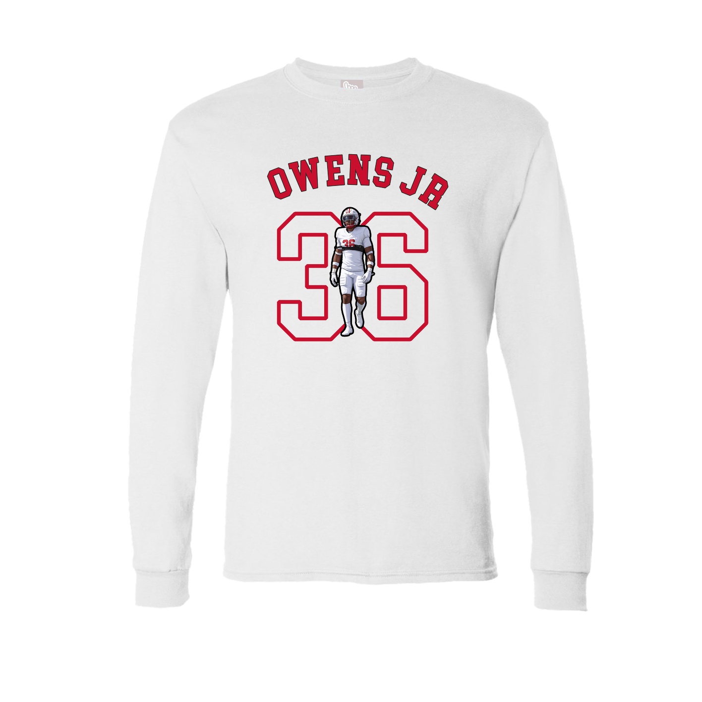 Long Sleeve Tee — Shirsey Arch in White