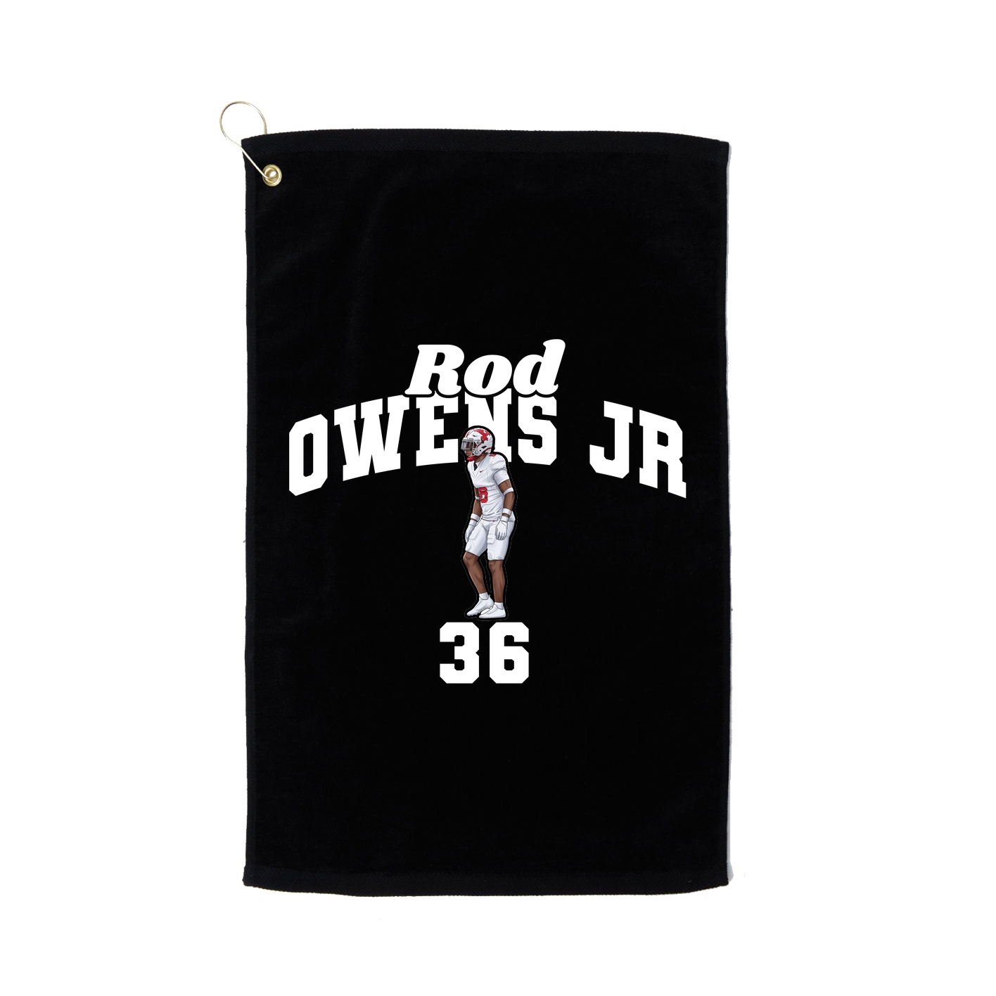 Golf Towel — Signature Arch in Black