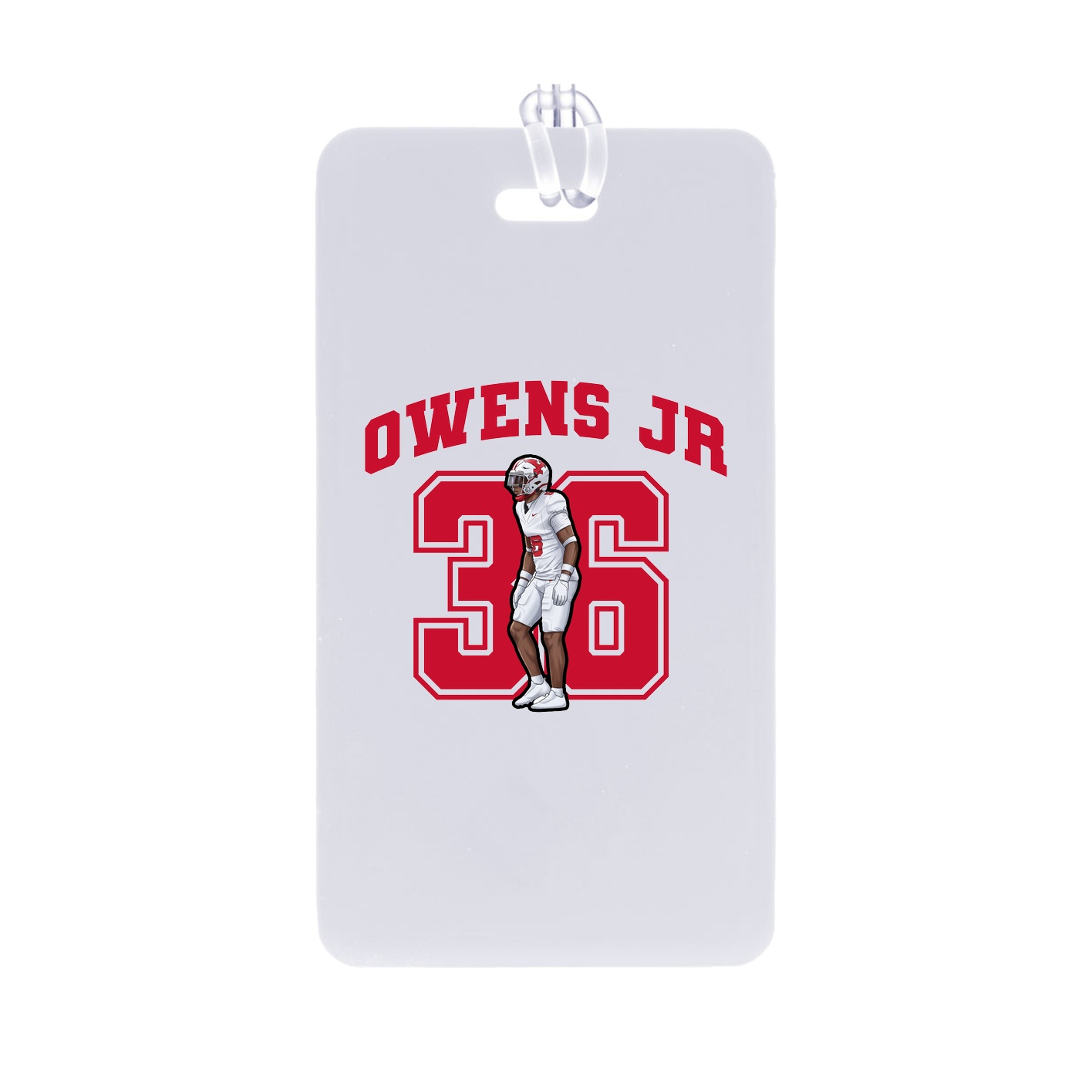 Bag Tag — Number in Classic