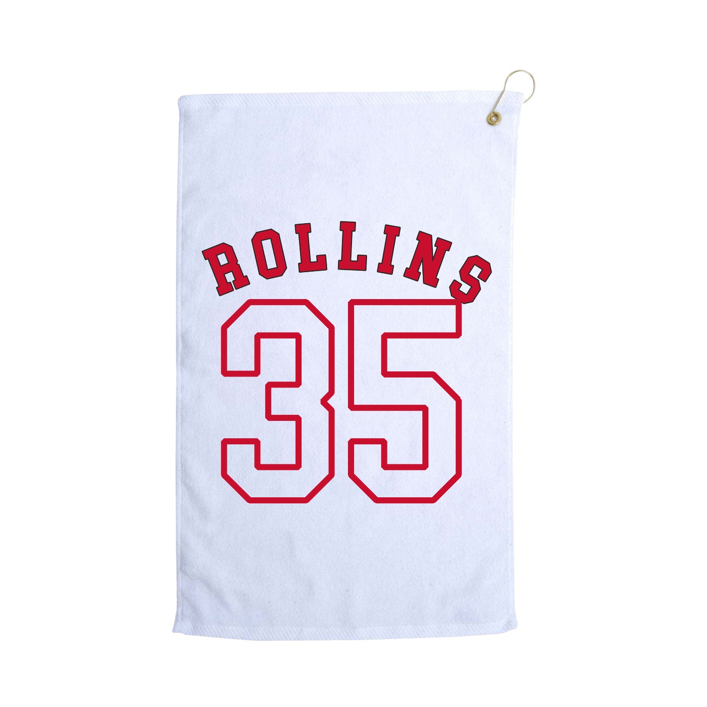 Golf Towel — Shirsey Arch in White