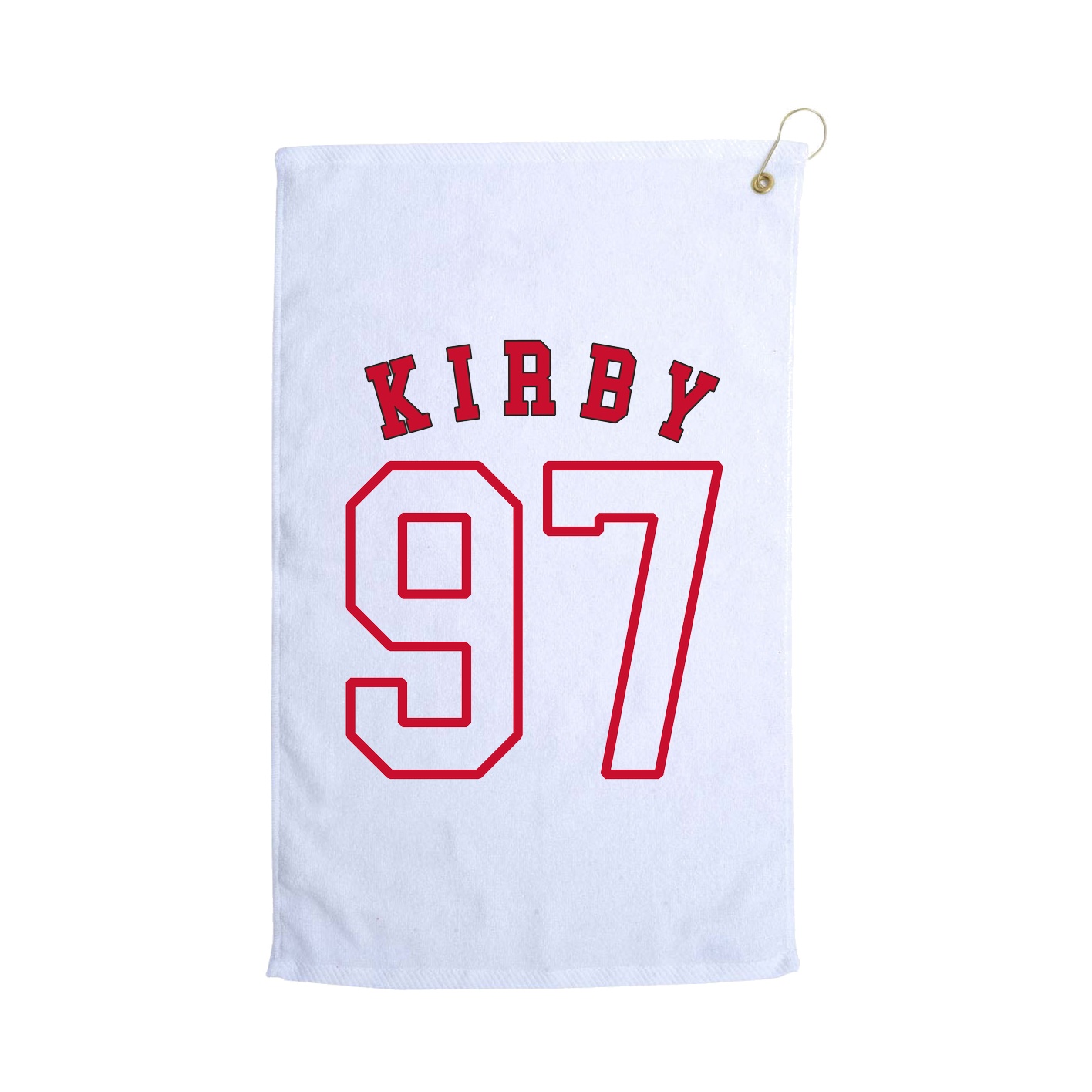 Golf Towel — Shirsey Arch in White