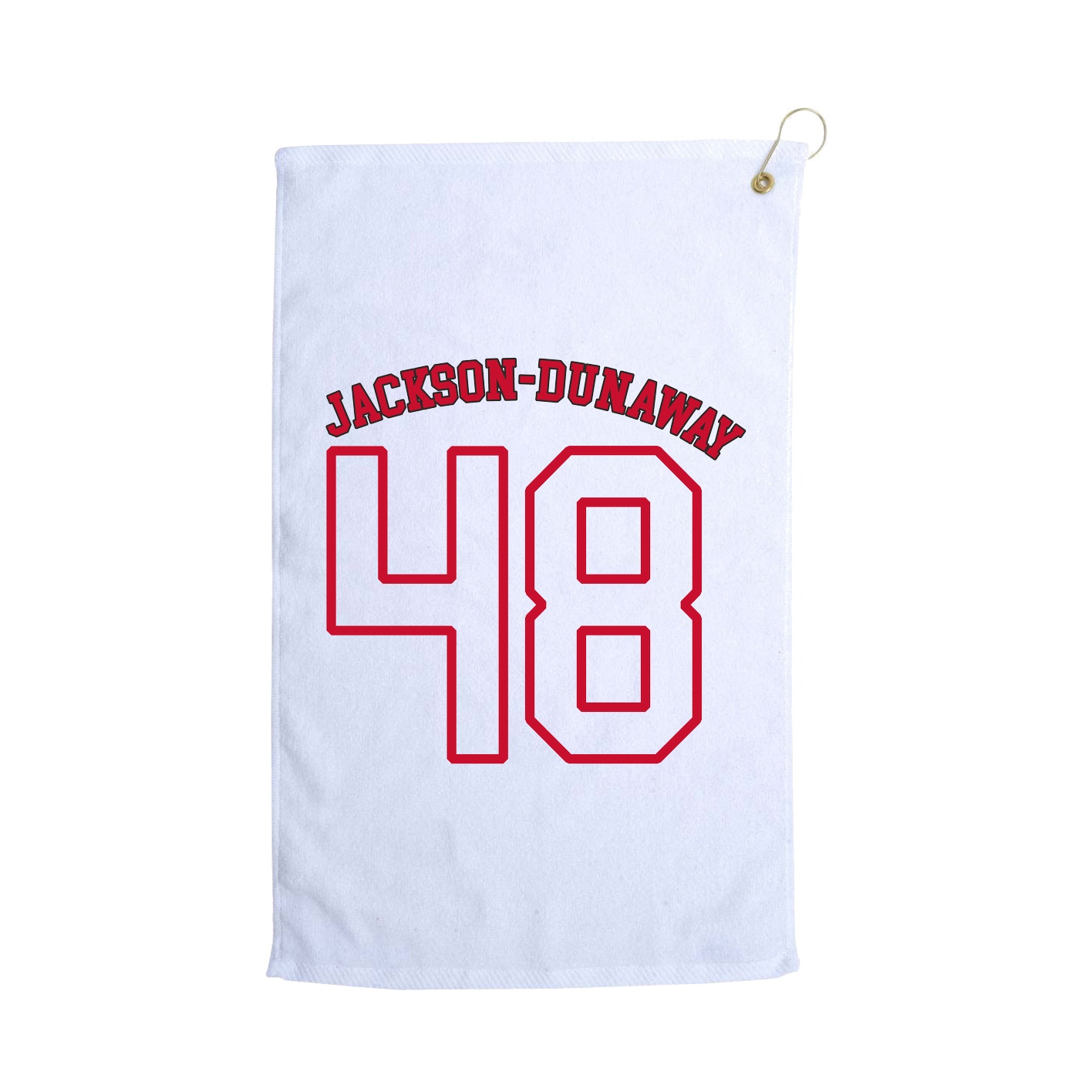 Golf Towel — Shirsey Arch in White