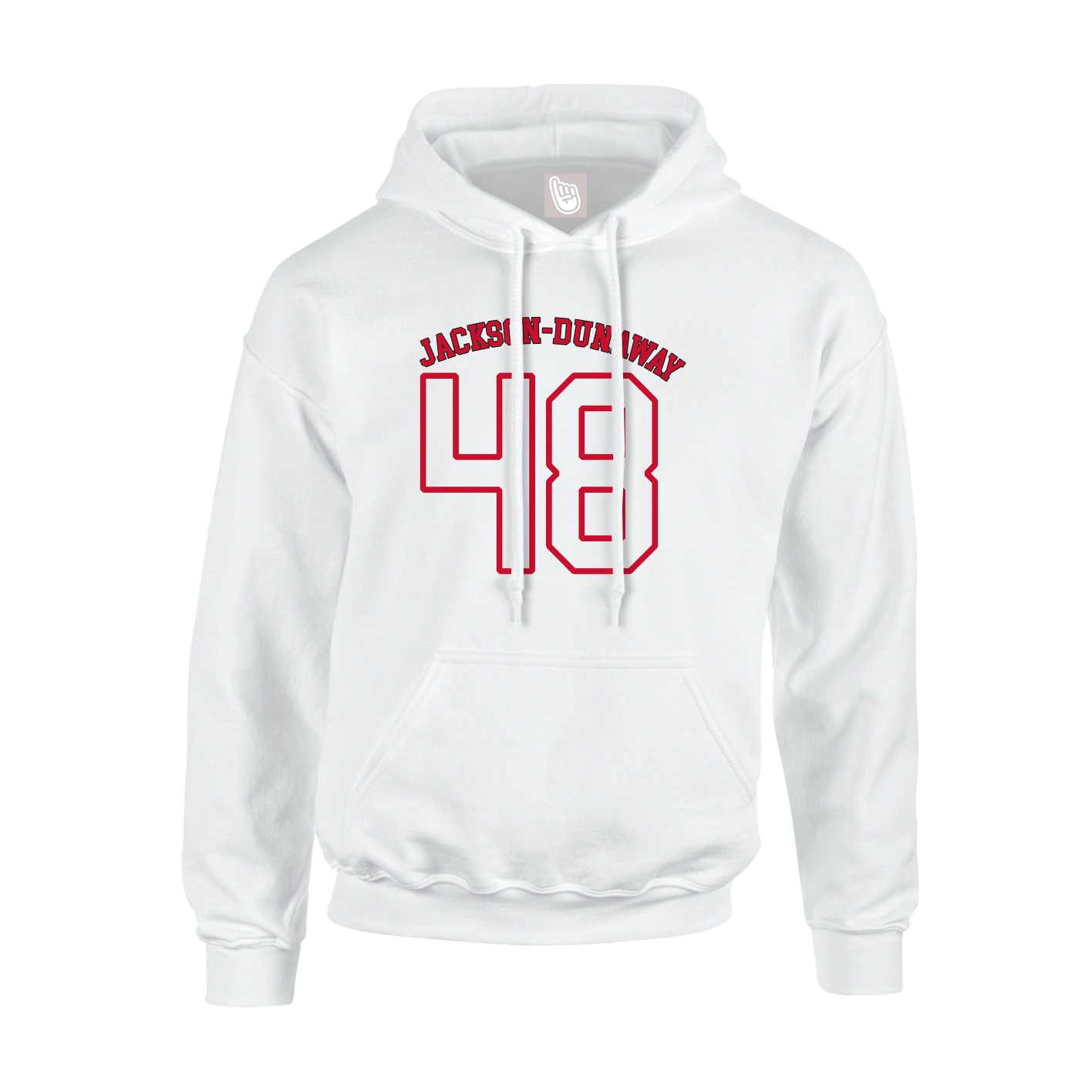 Hoodie — Shirsey Arch in White