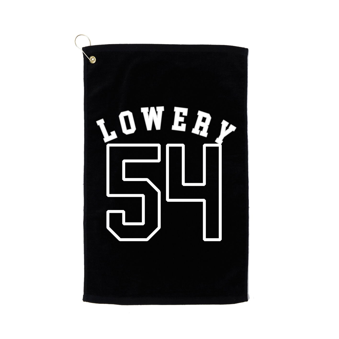 Golf Towel — Shirsey Arch in Black
