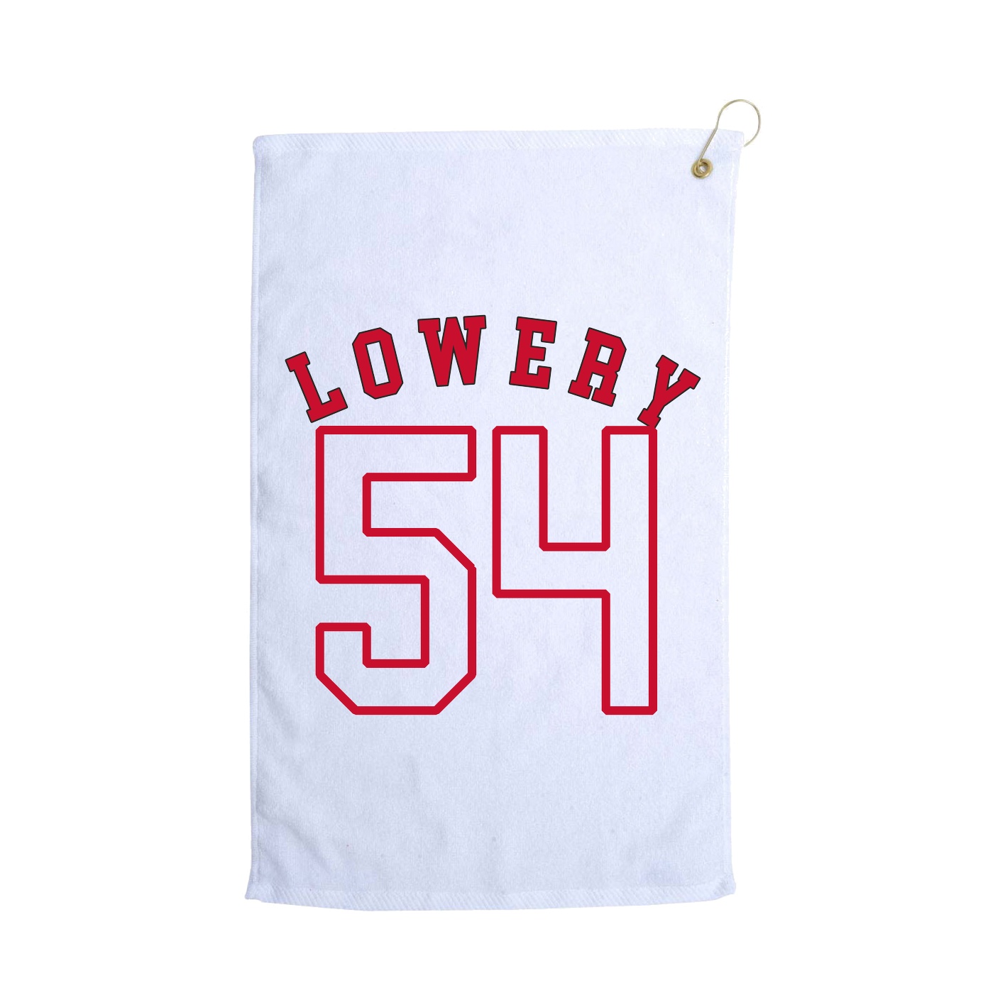 Golf Towel — Shirsey Arch in White