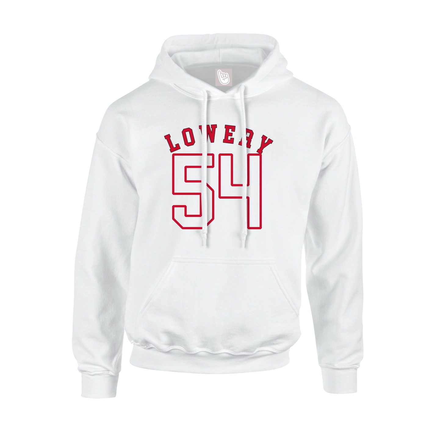 Hoodie — Shirsey Arch in White