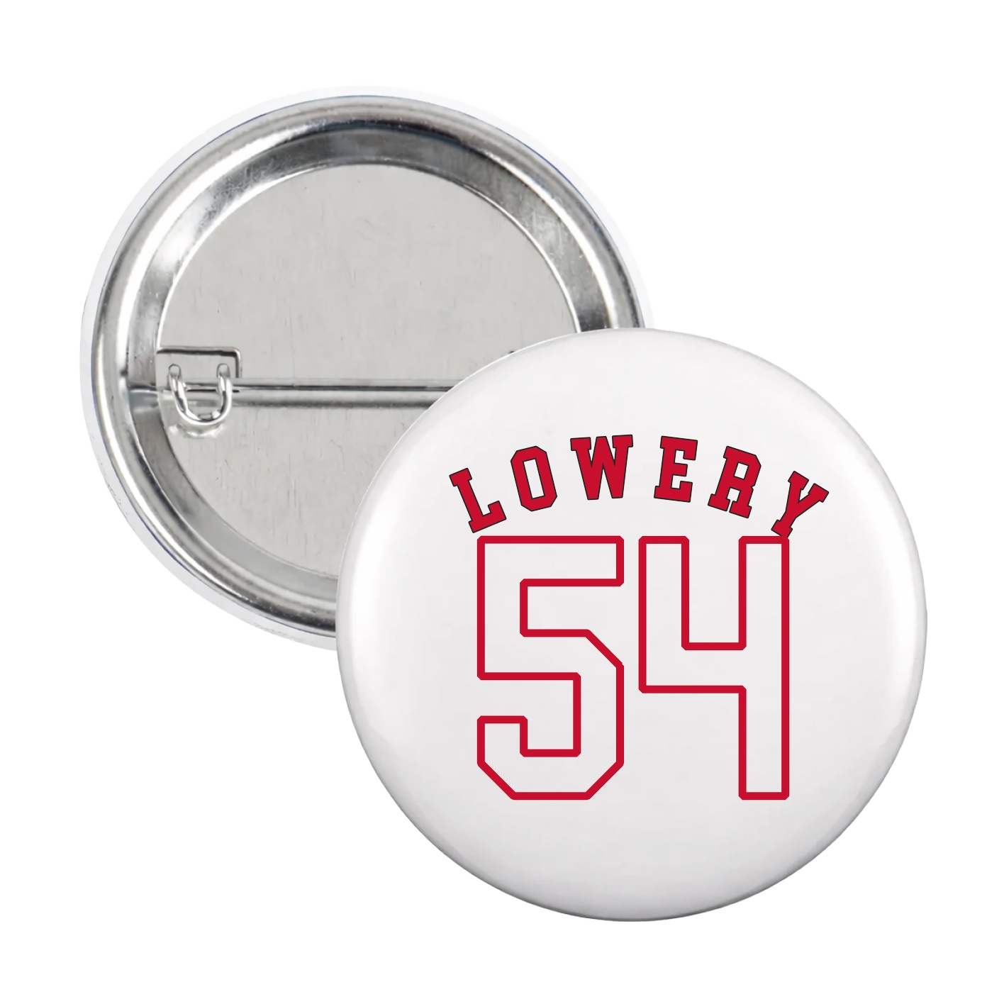 Game Day Button — Shirsey Arch in White