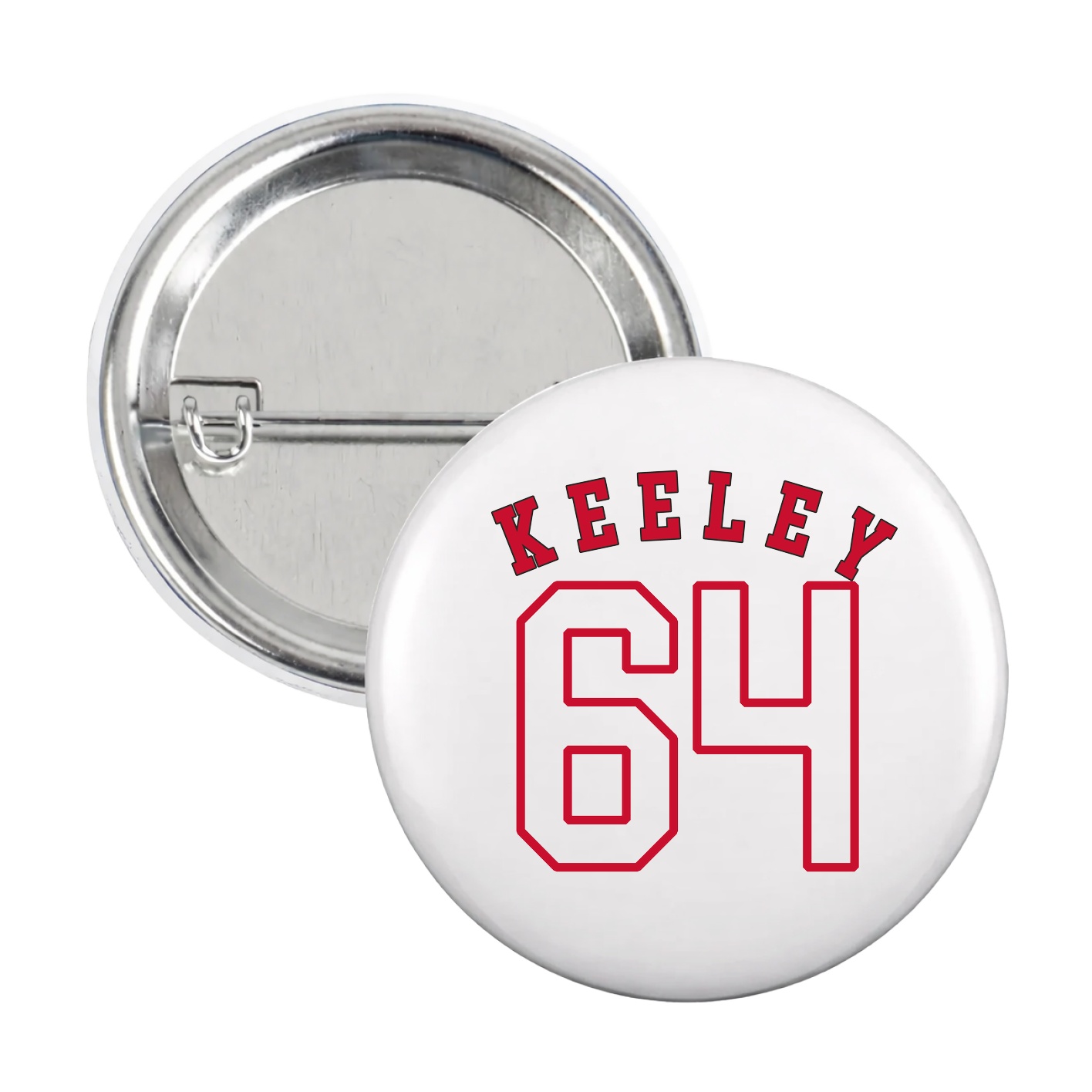 Game Day Button — Shirsey Arch in White