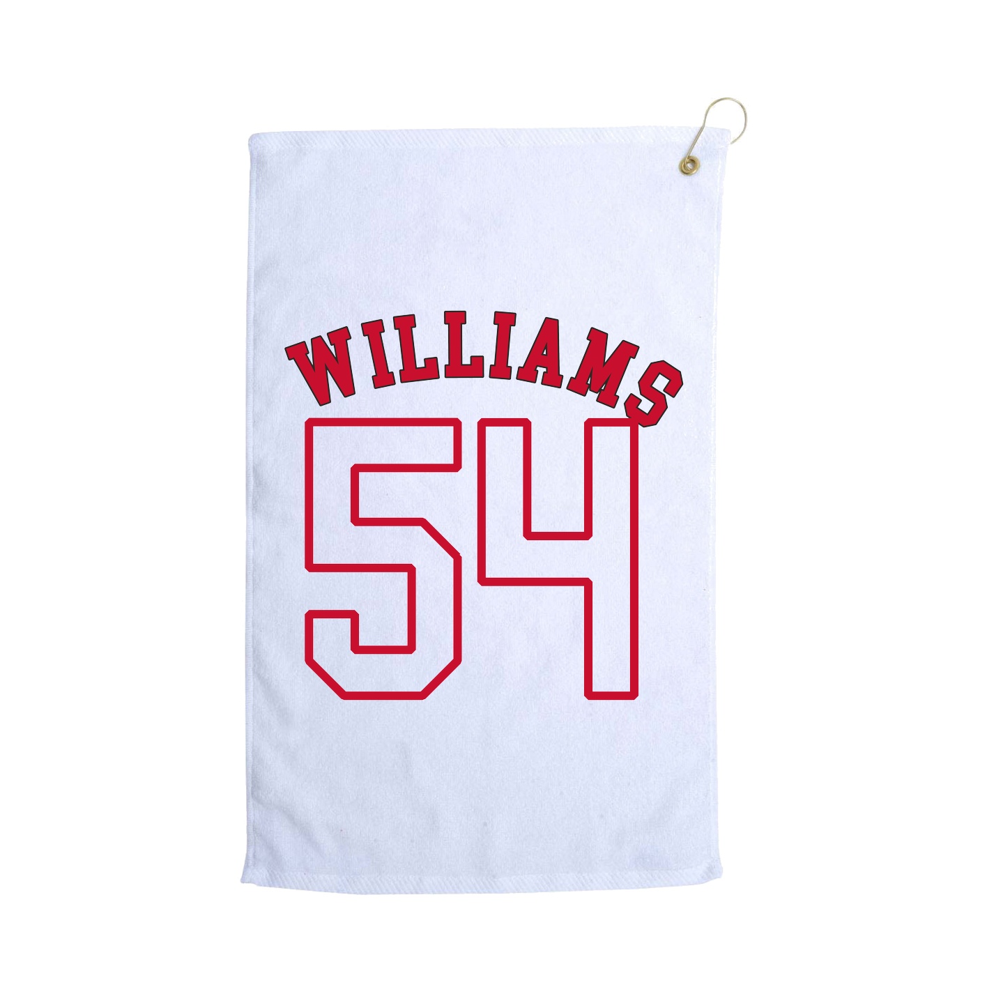 Golf Towel — Shirsey Arch in White