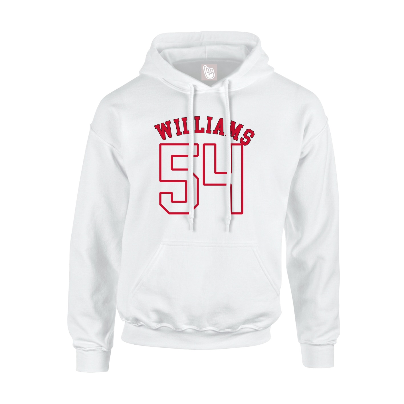 Hoodie — Shirsey Arch in White