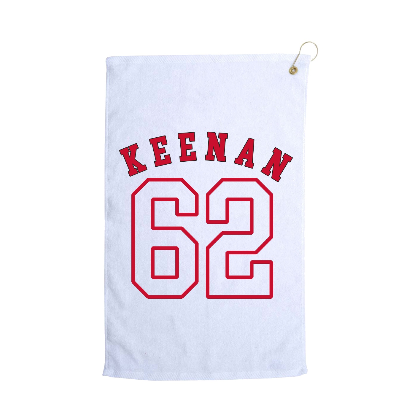 Golf Towel — Shirsey Arch in White
