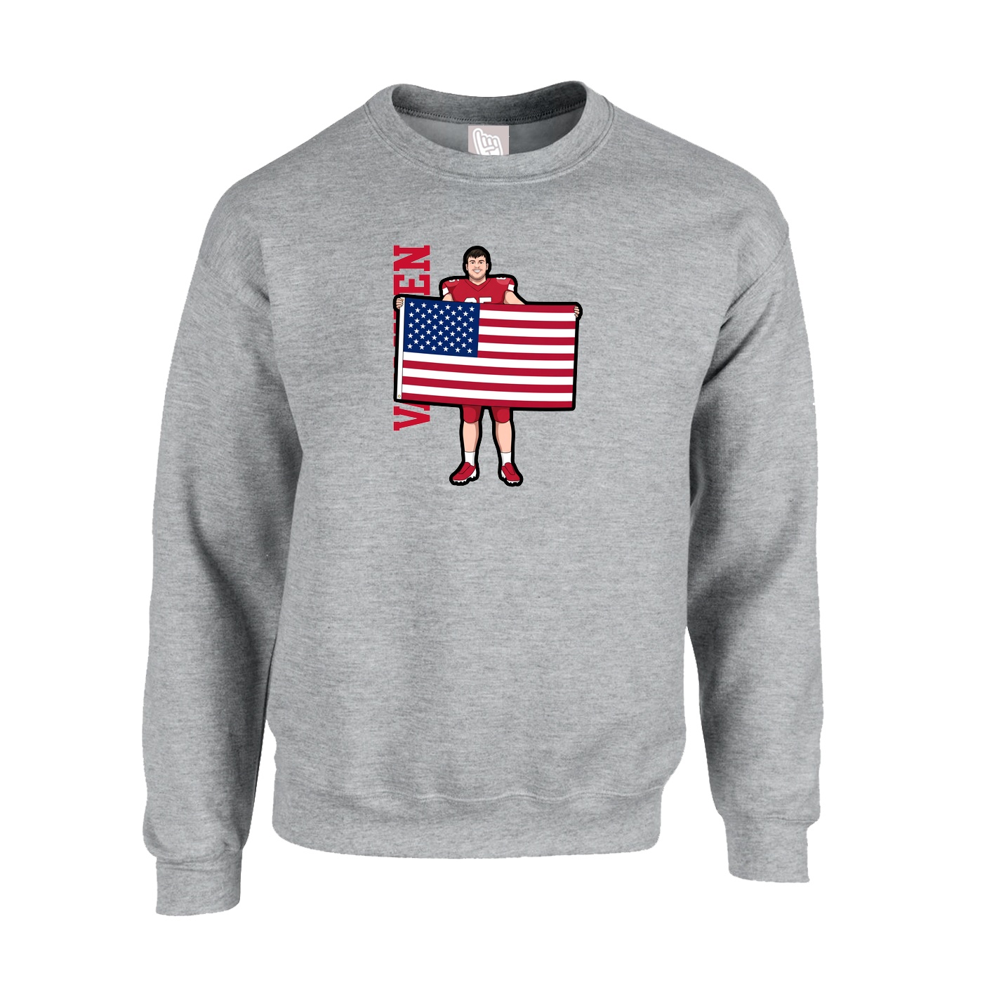 Fleece Crew — Classic in Grey