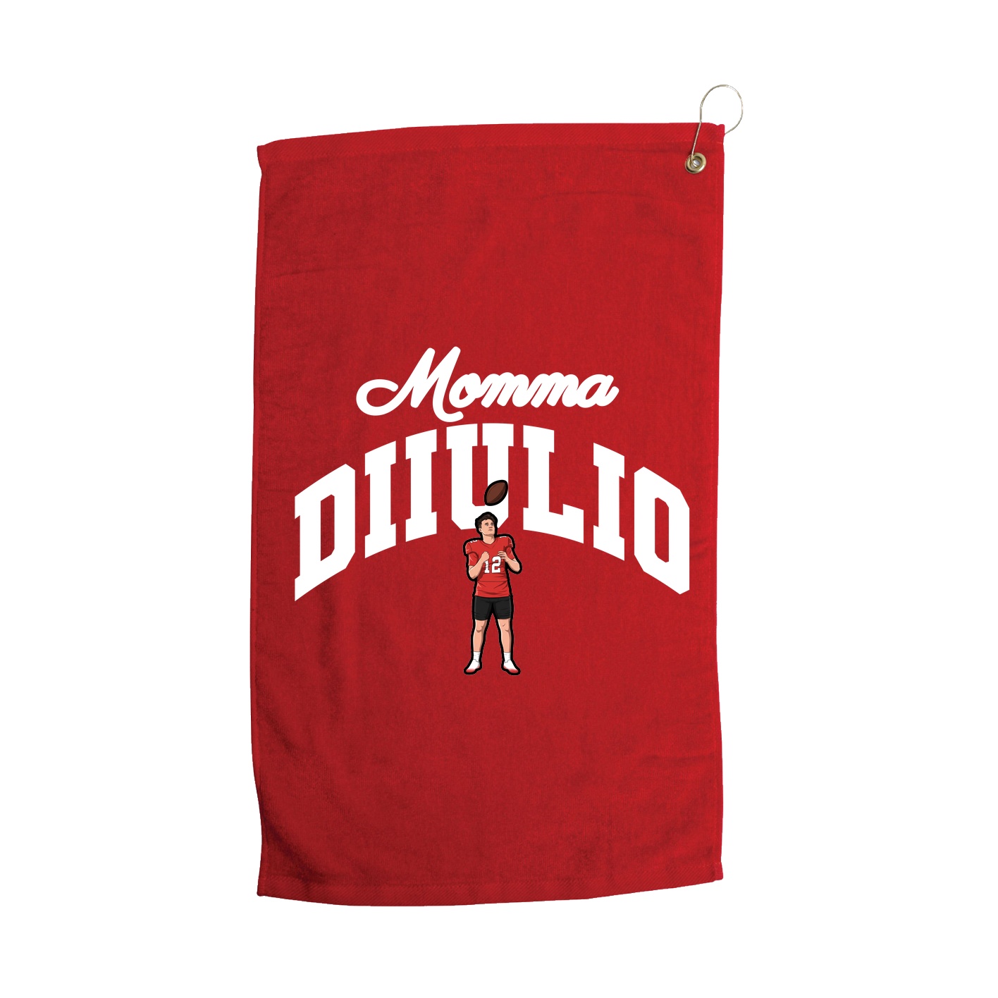 Golf Towel — Mothers Day Arch in Red