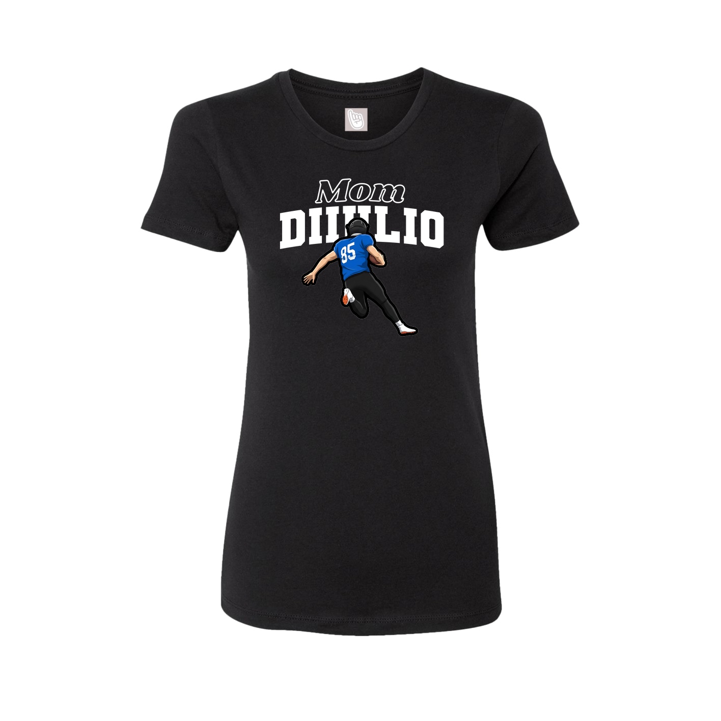 Womens Tee — Mothers Day Block in Black