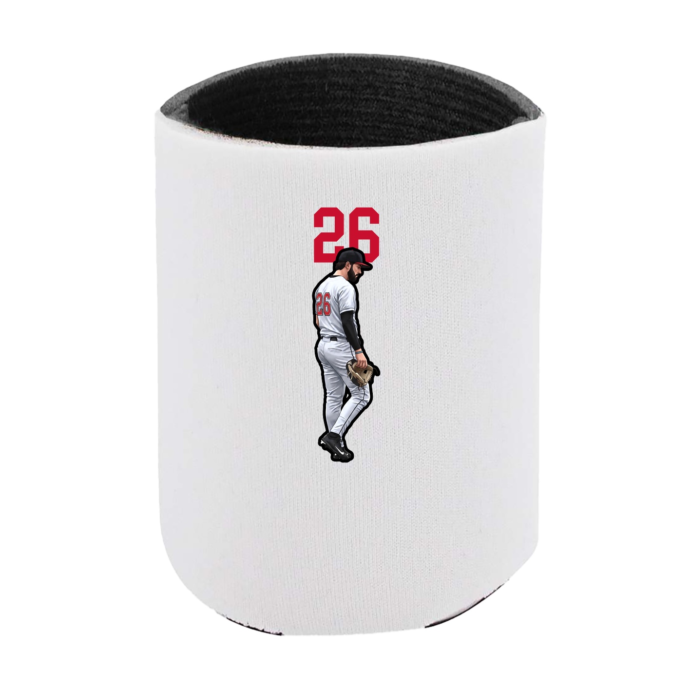 Can Holder — Number Top in White