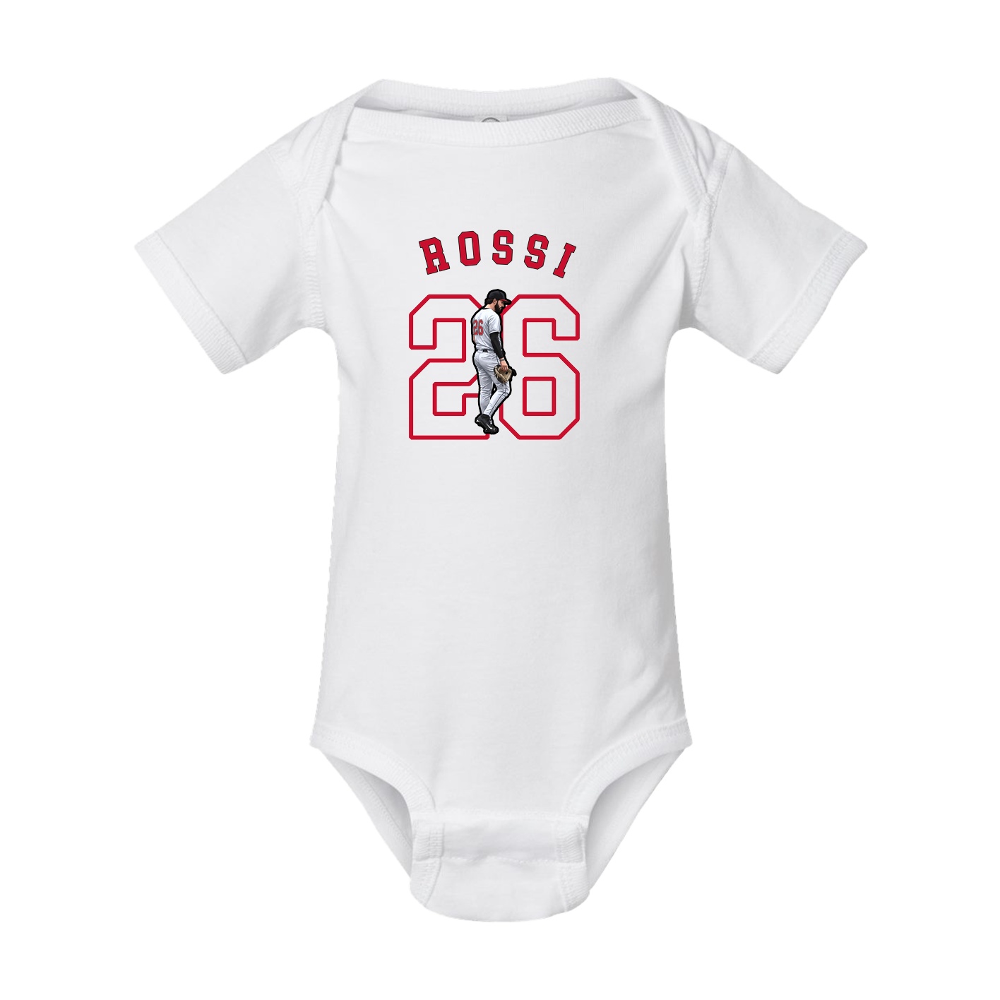 Baby Onesie — Shirsey Arch in White