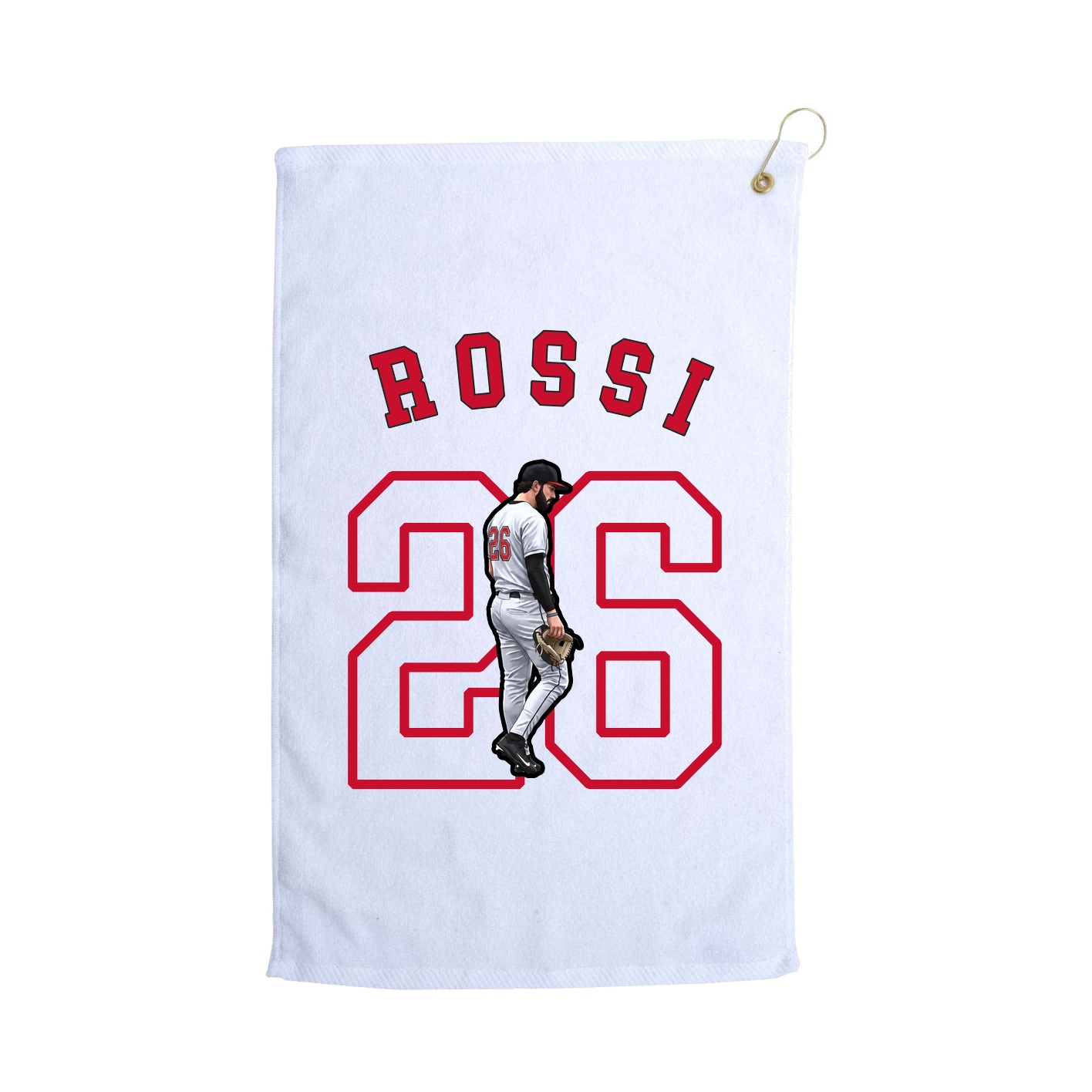 Golf Towel — Shirsey Arch in White