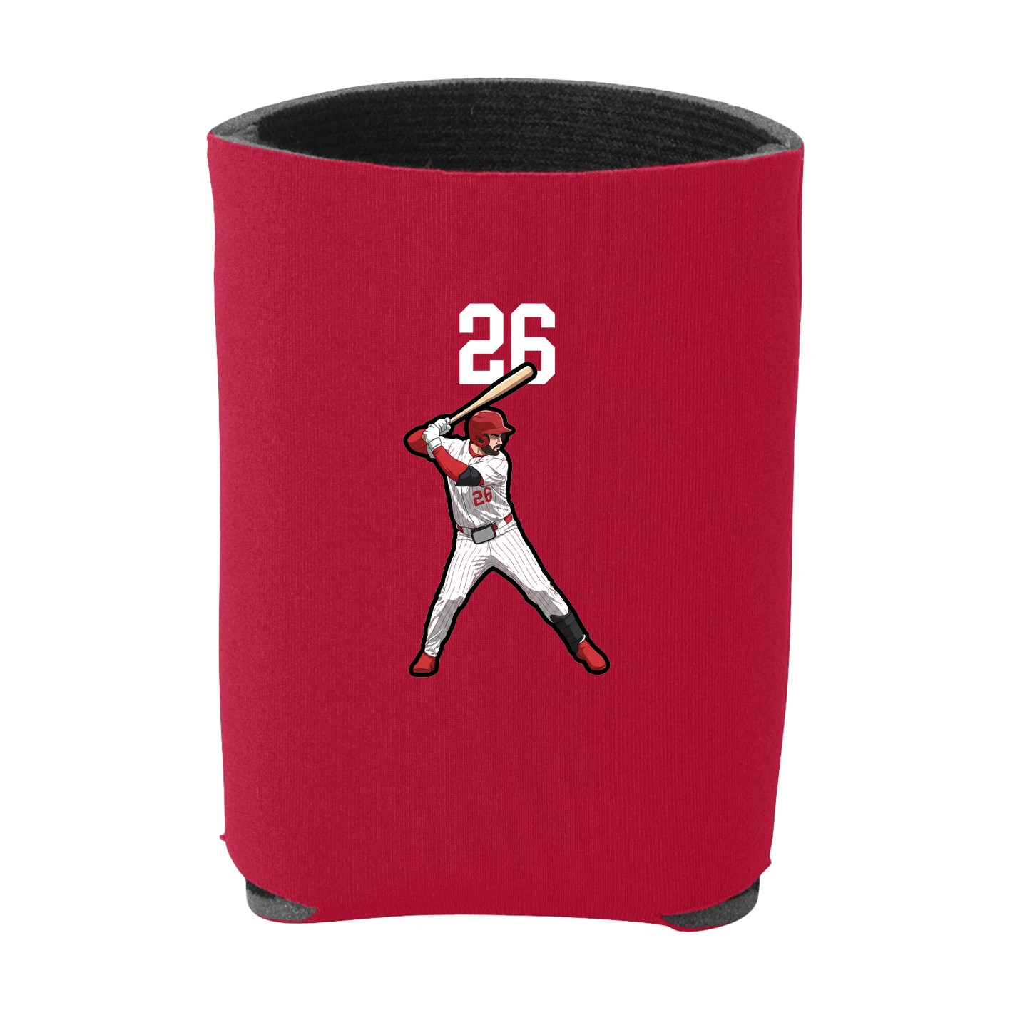 Can Holder — Number Top in Red