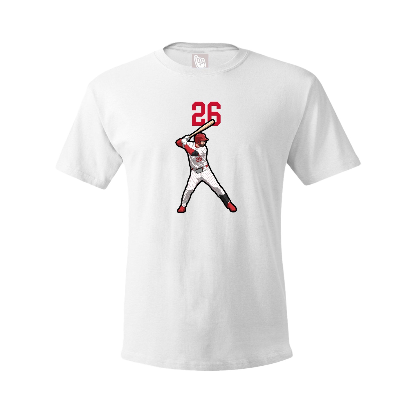 Tee — Number Top in White