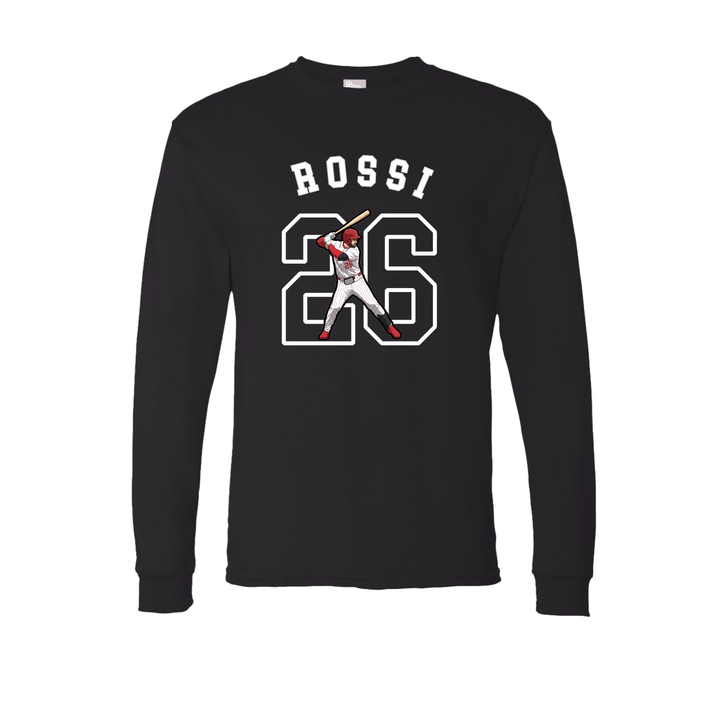 Long Sleeve Tee — Shirsey Arch in Black