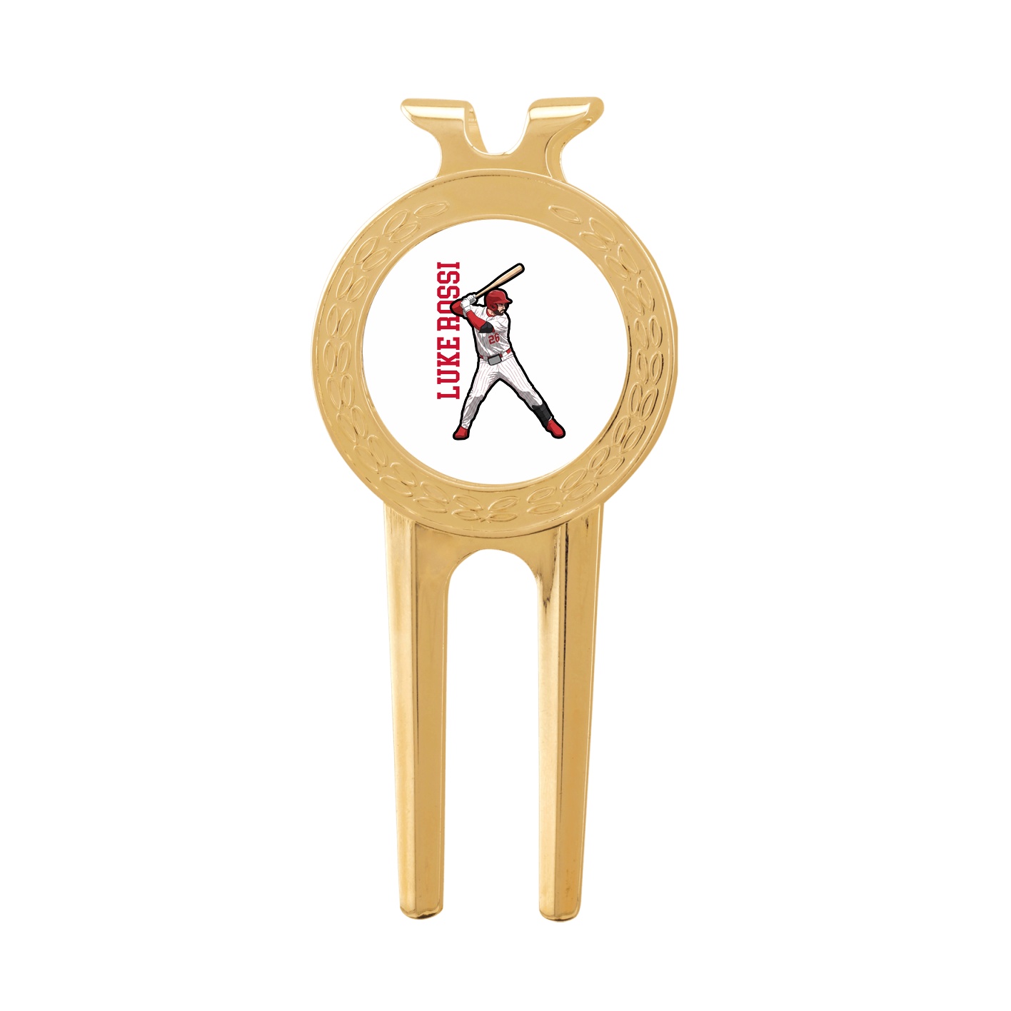 Divot Tool with Ball Marker — Name Vertical in Classic