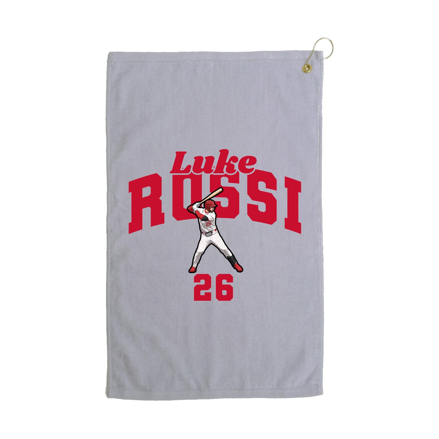 Golf Towel — Signature Arch in Grey