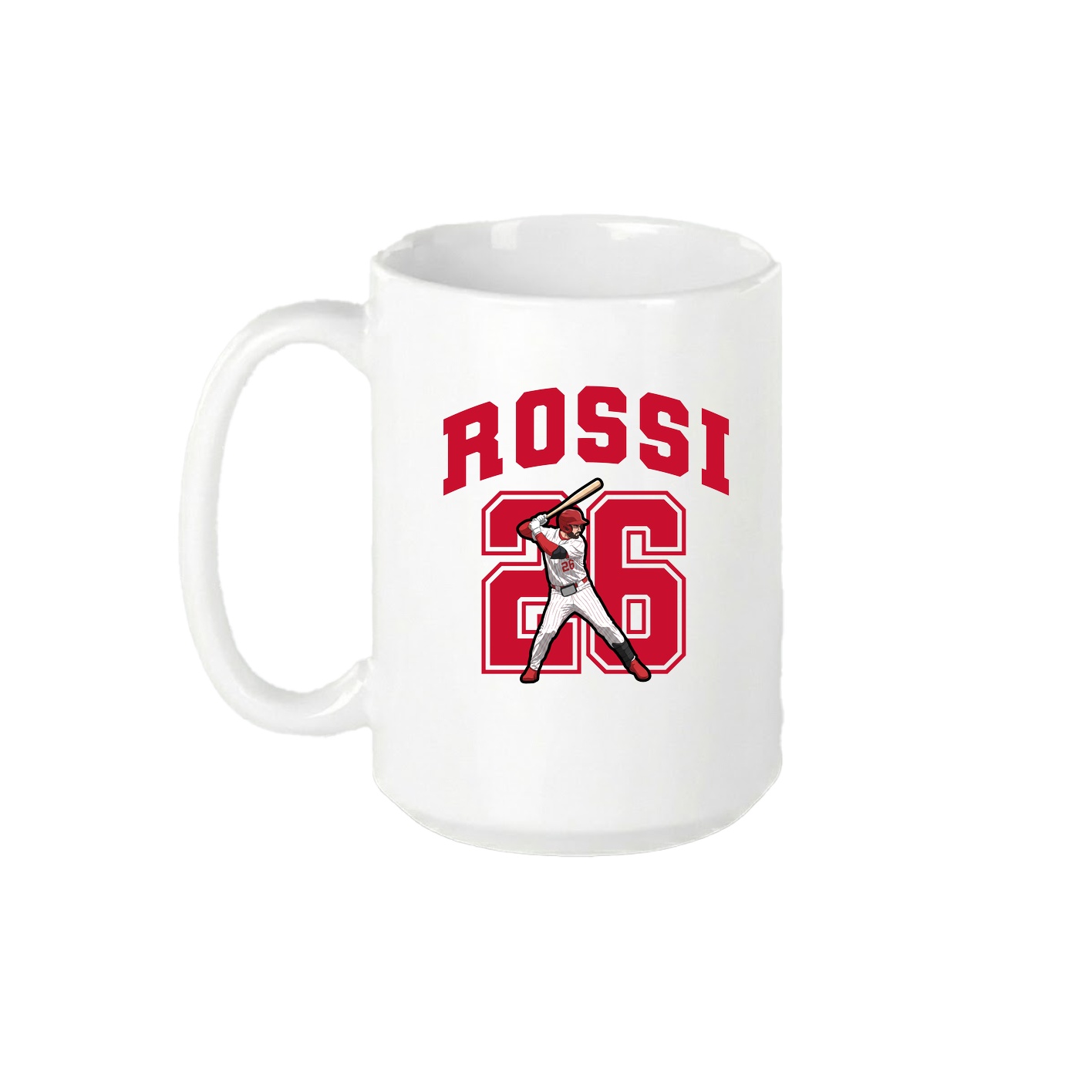 15oz Coffee Mug — Number in White