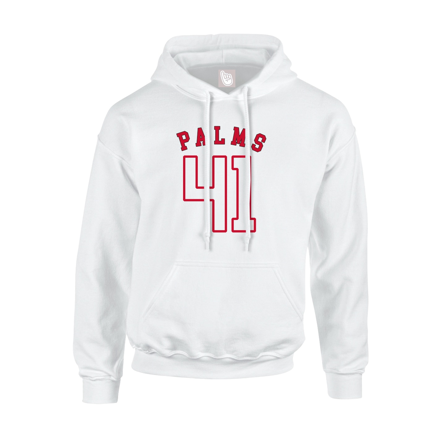 Hoodie — Shirsey Arch in White
