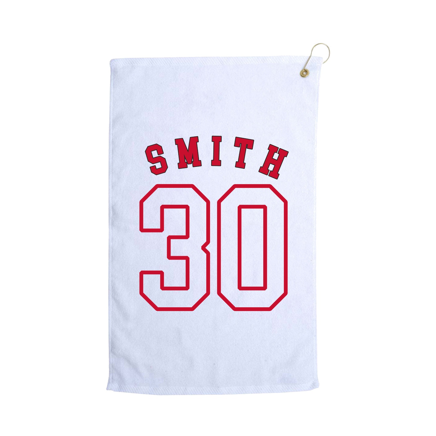 Golf Towel — Shirsey Arch in White