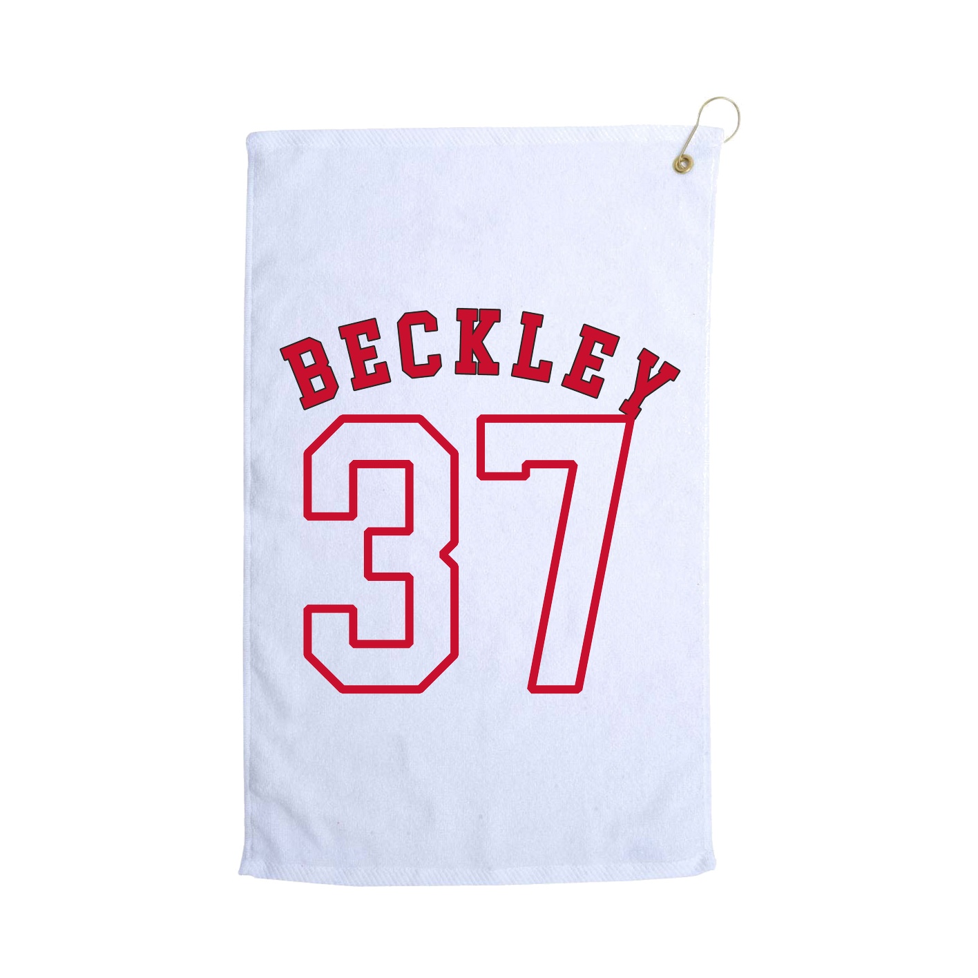Golf Towel — Shirsey Arch in White