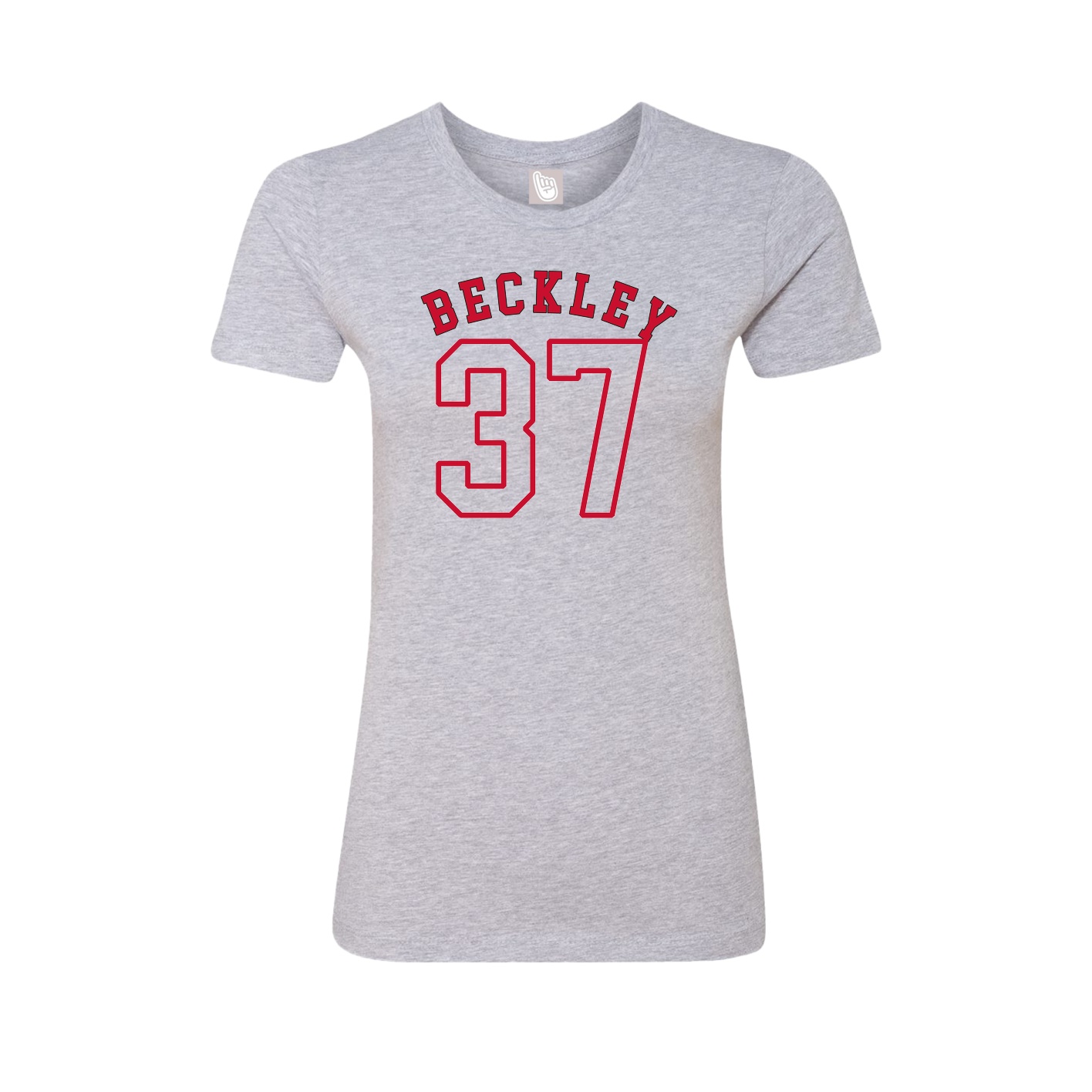 Fitted Women's Tee — Shirsey Arch in Grey