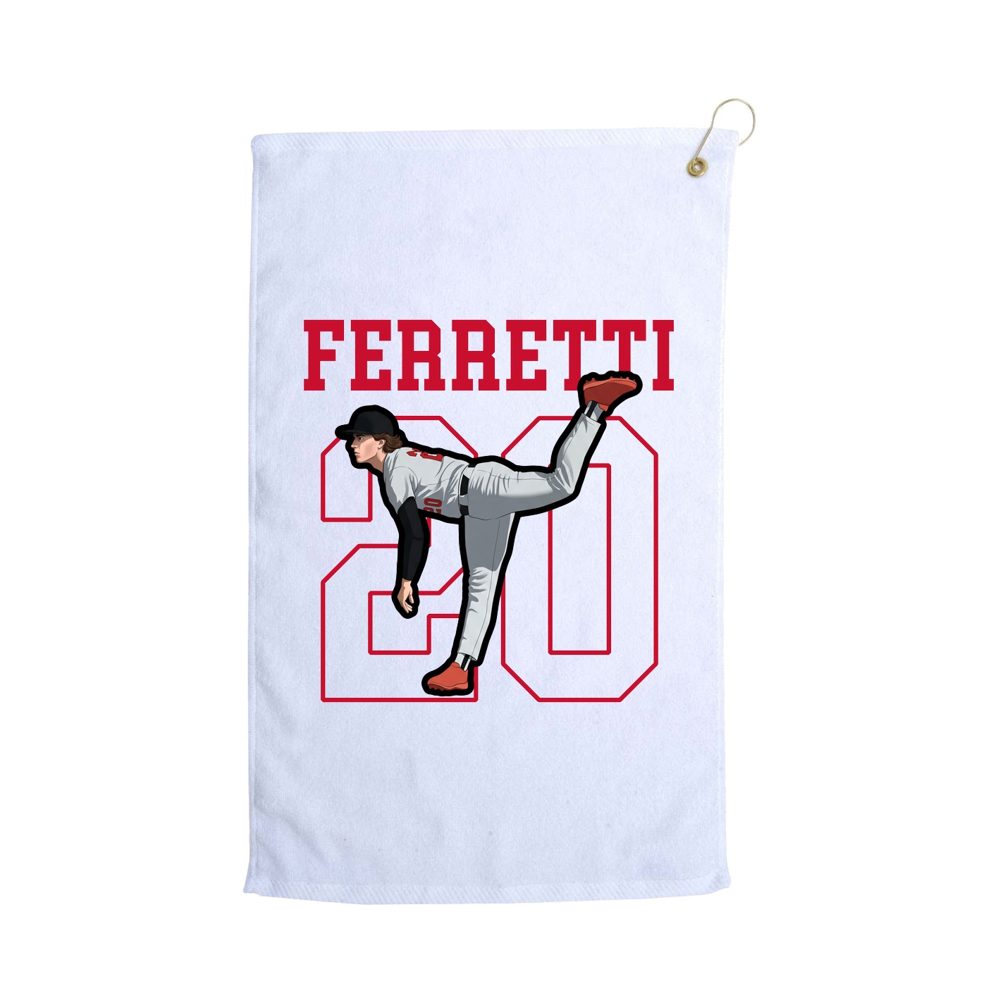 Golf Towel — Shirsey in White