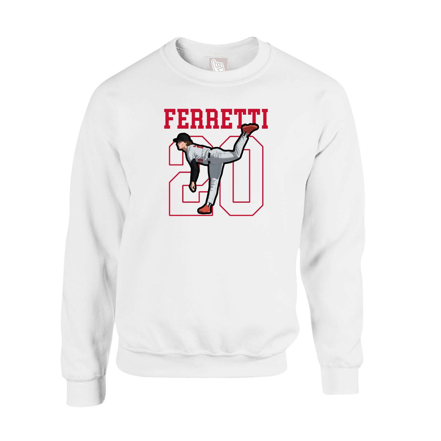 Fleece Crew — Shirsey in White