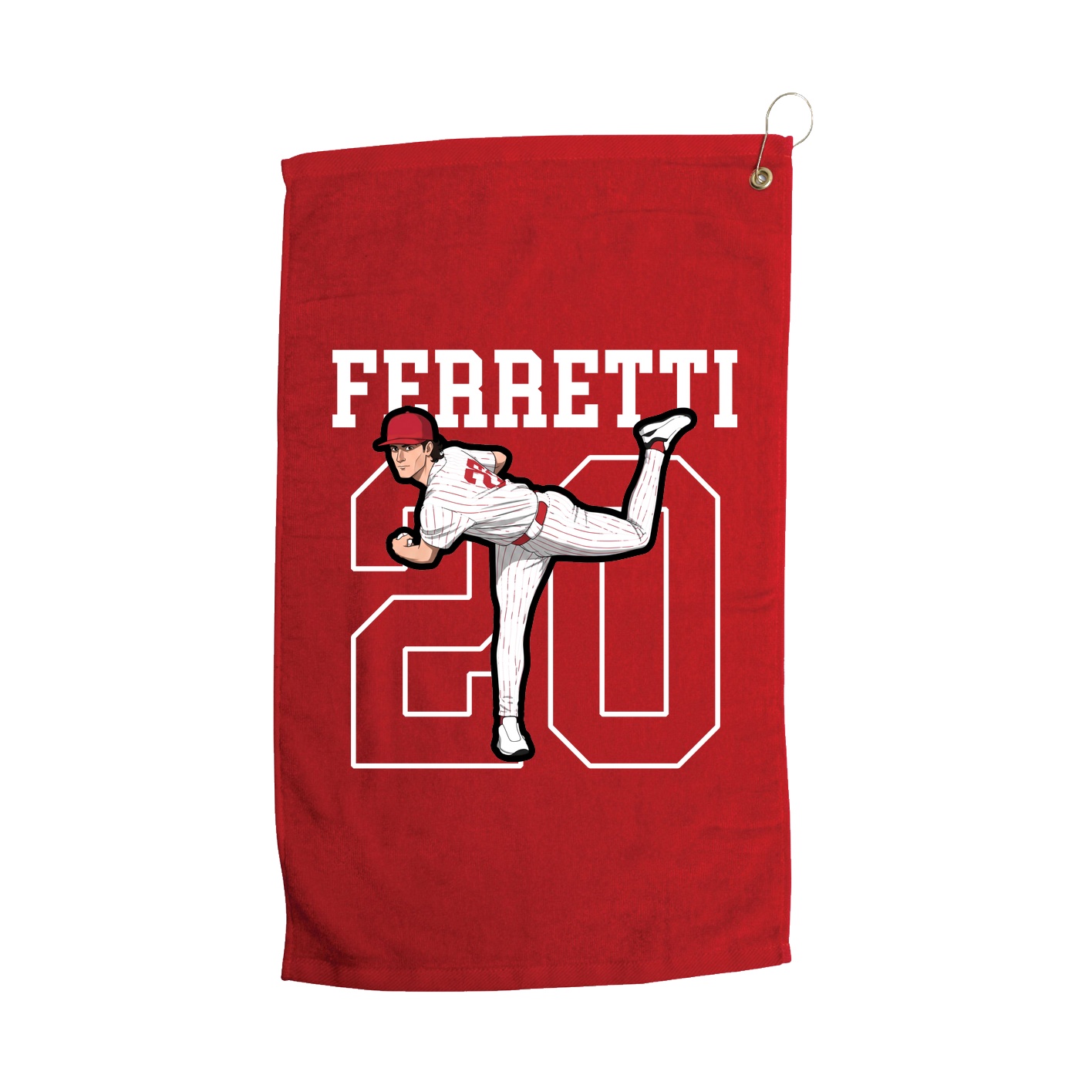 Golf Towel — Shirsey in Red