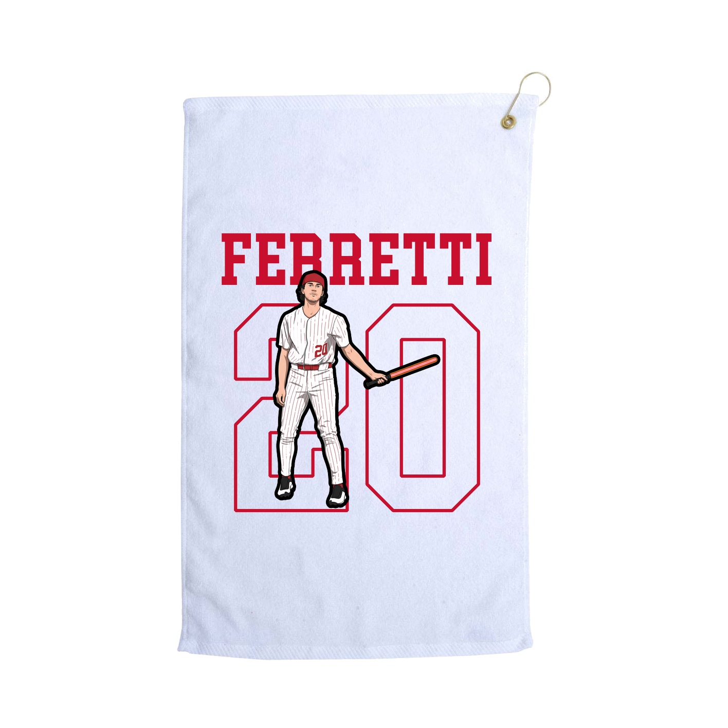 Golf Towel — Shirsey in White