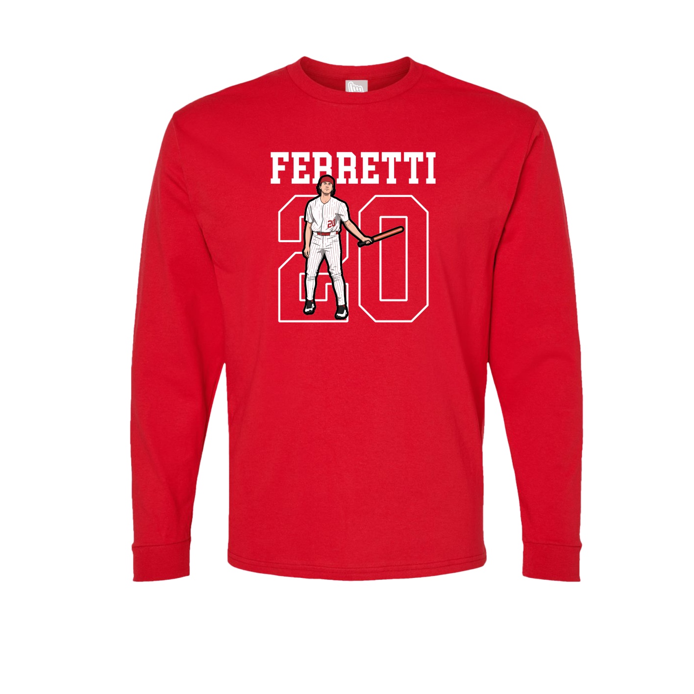 Long Sleeve Tee — Shirsey in Red
