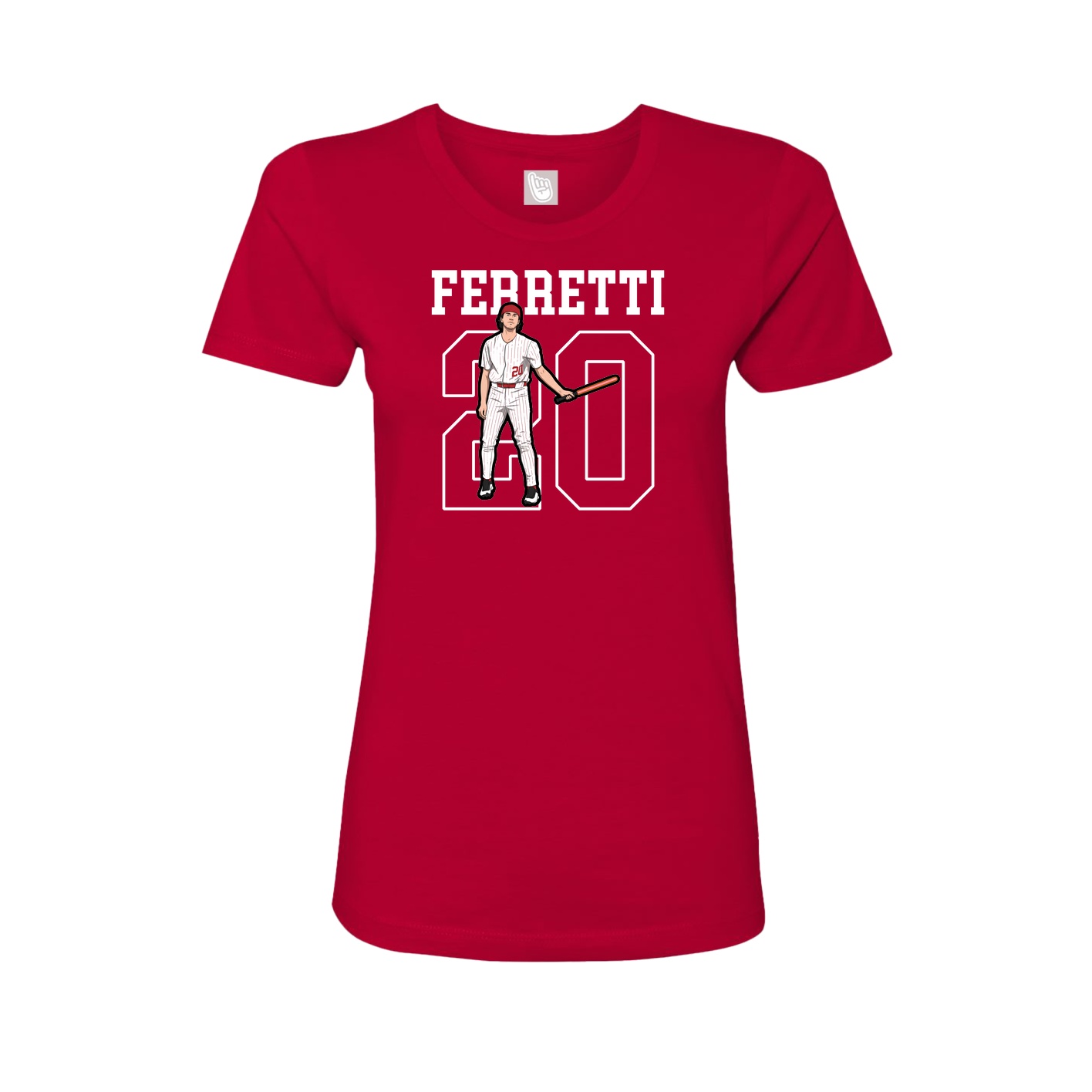 Fitted Women's Tee — Shirsey in Red