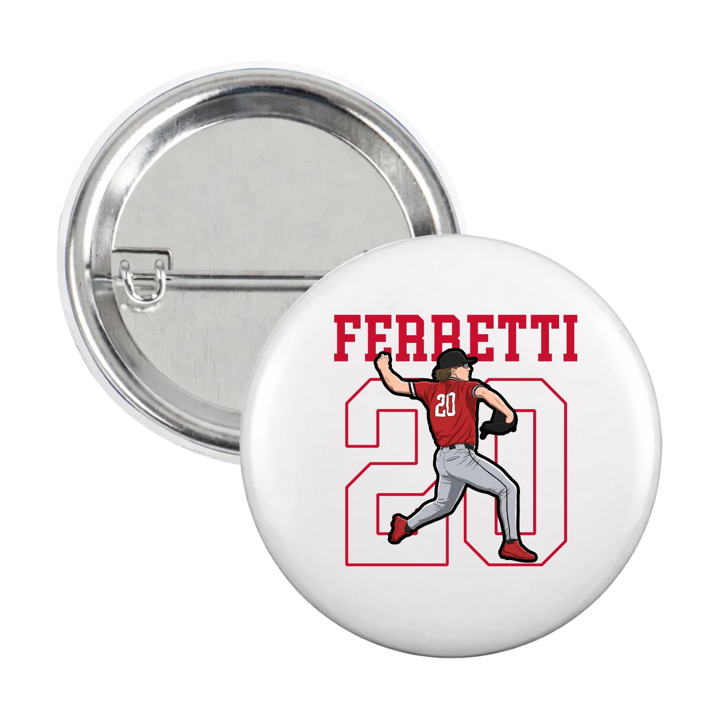 Game Day Button — Shirsey in White