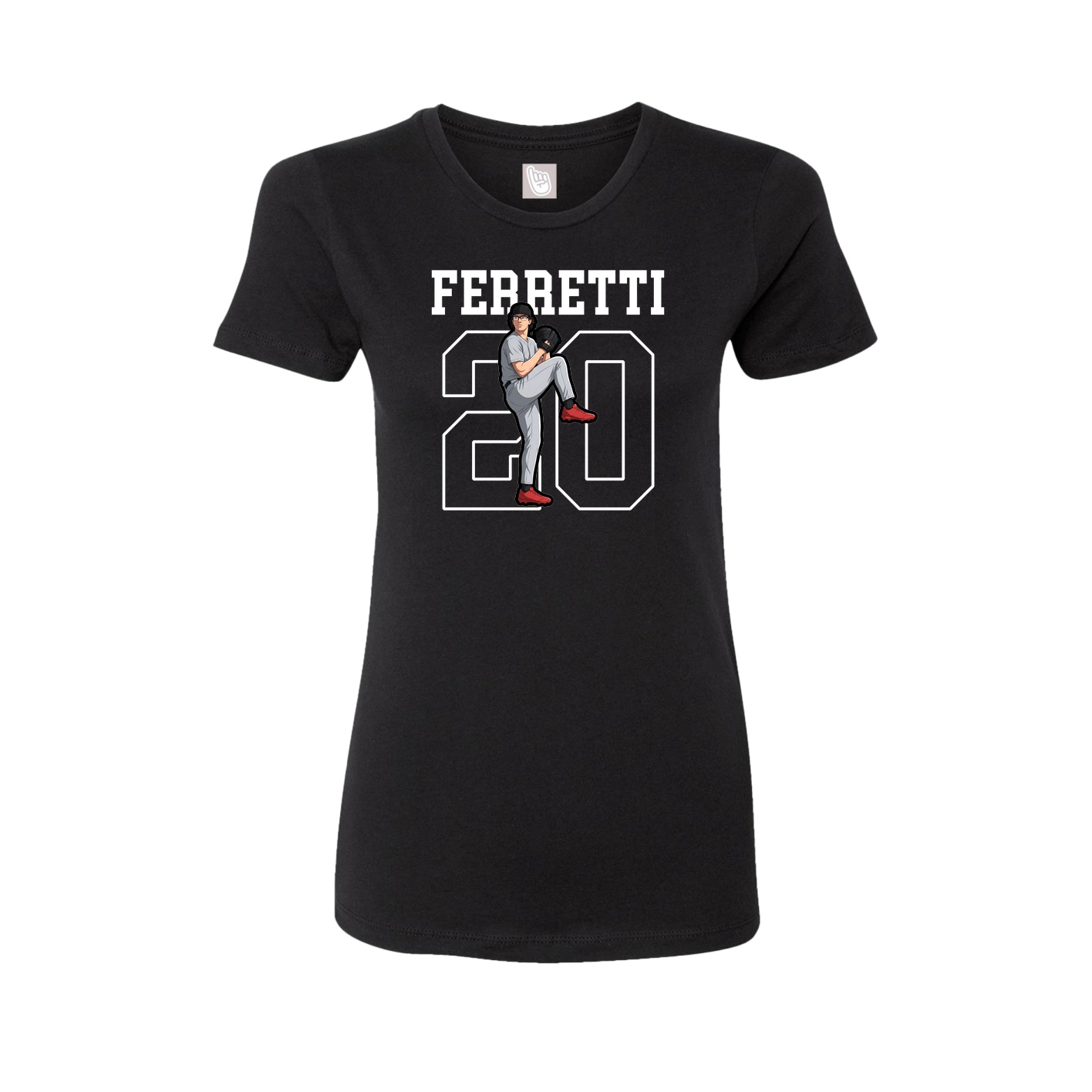 Fitted Women's Tee — Shirsey in Black