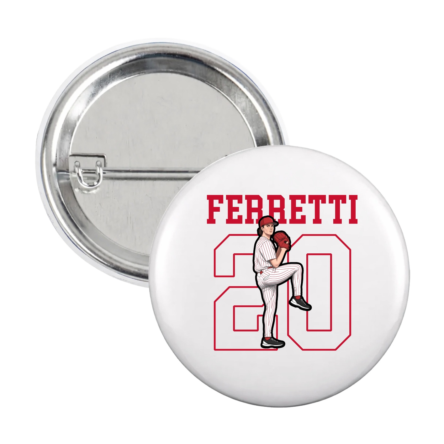 Game Day Button — Shirsey in White