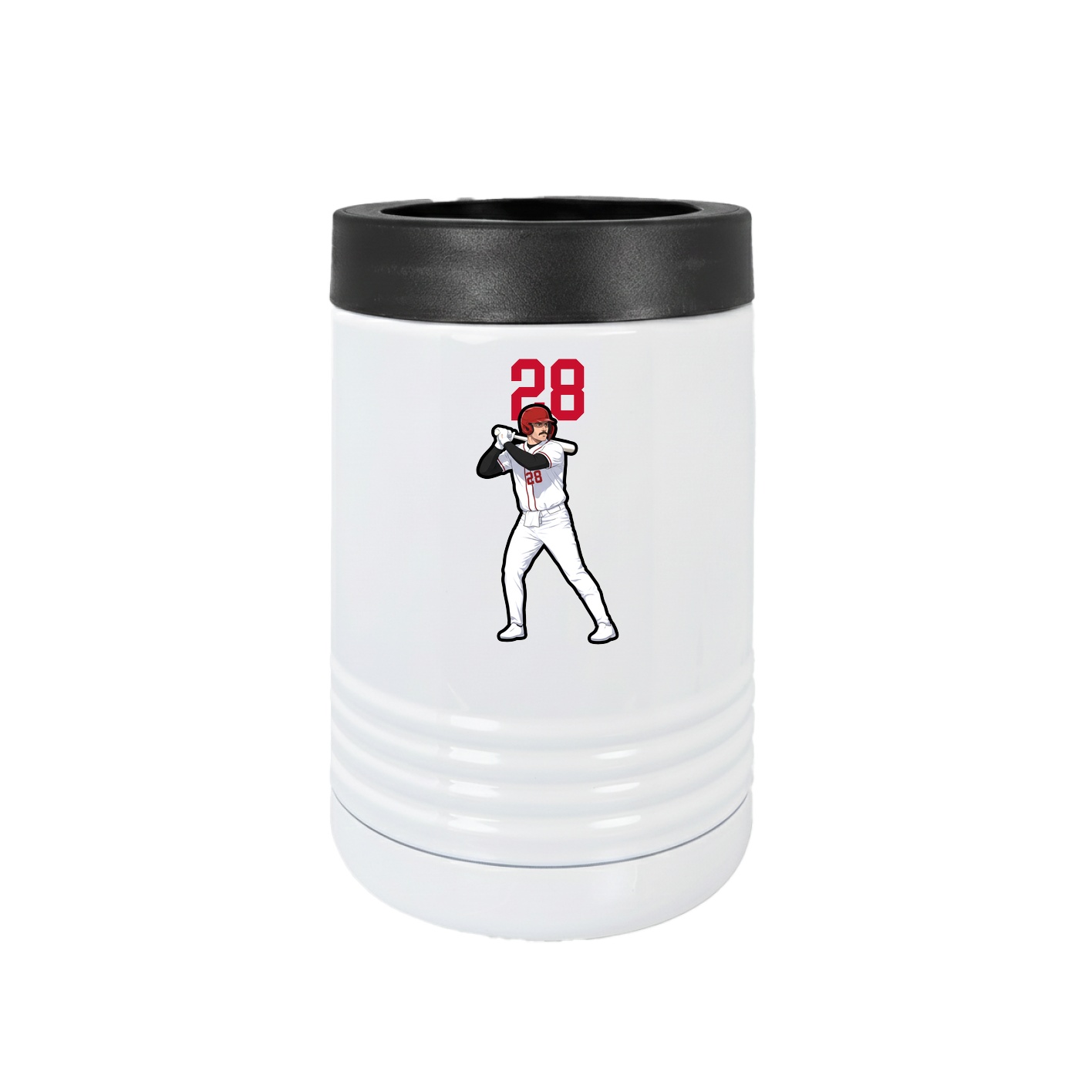 Beverage Holder — Number Top in White