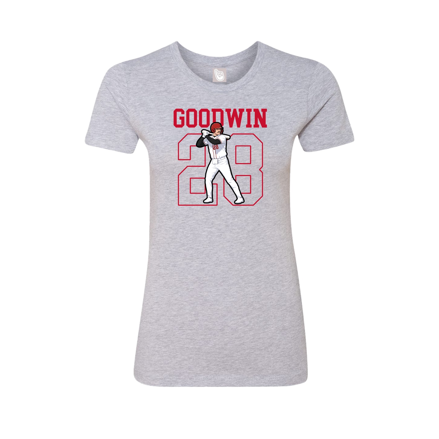 Fitted Women's Tee — Shirsey in Grey